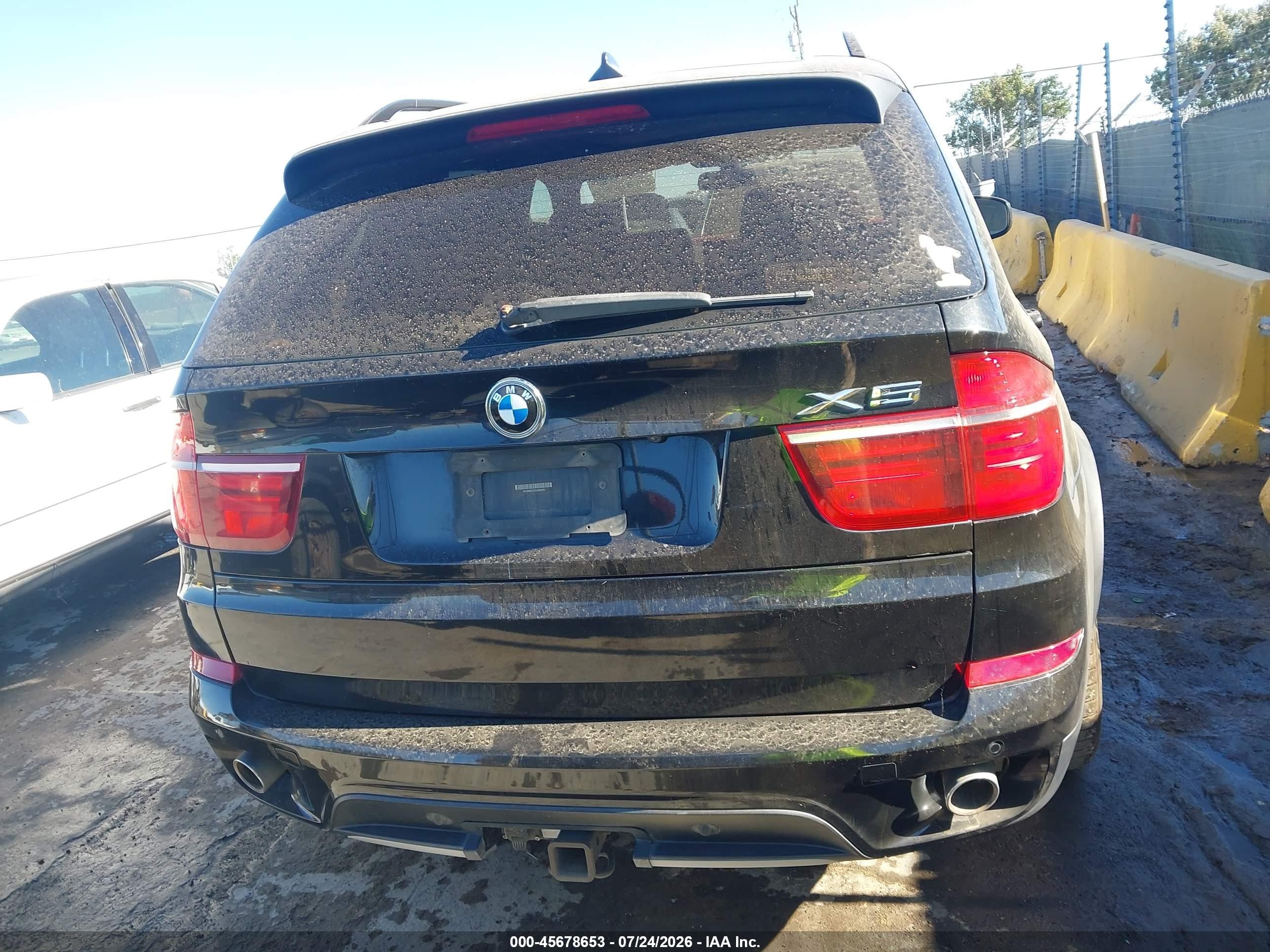 2012 Bmw X5 Xdrive35d Black vin: 5UXZW0C53CL666459