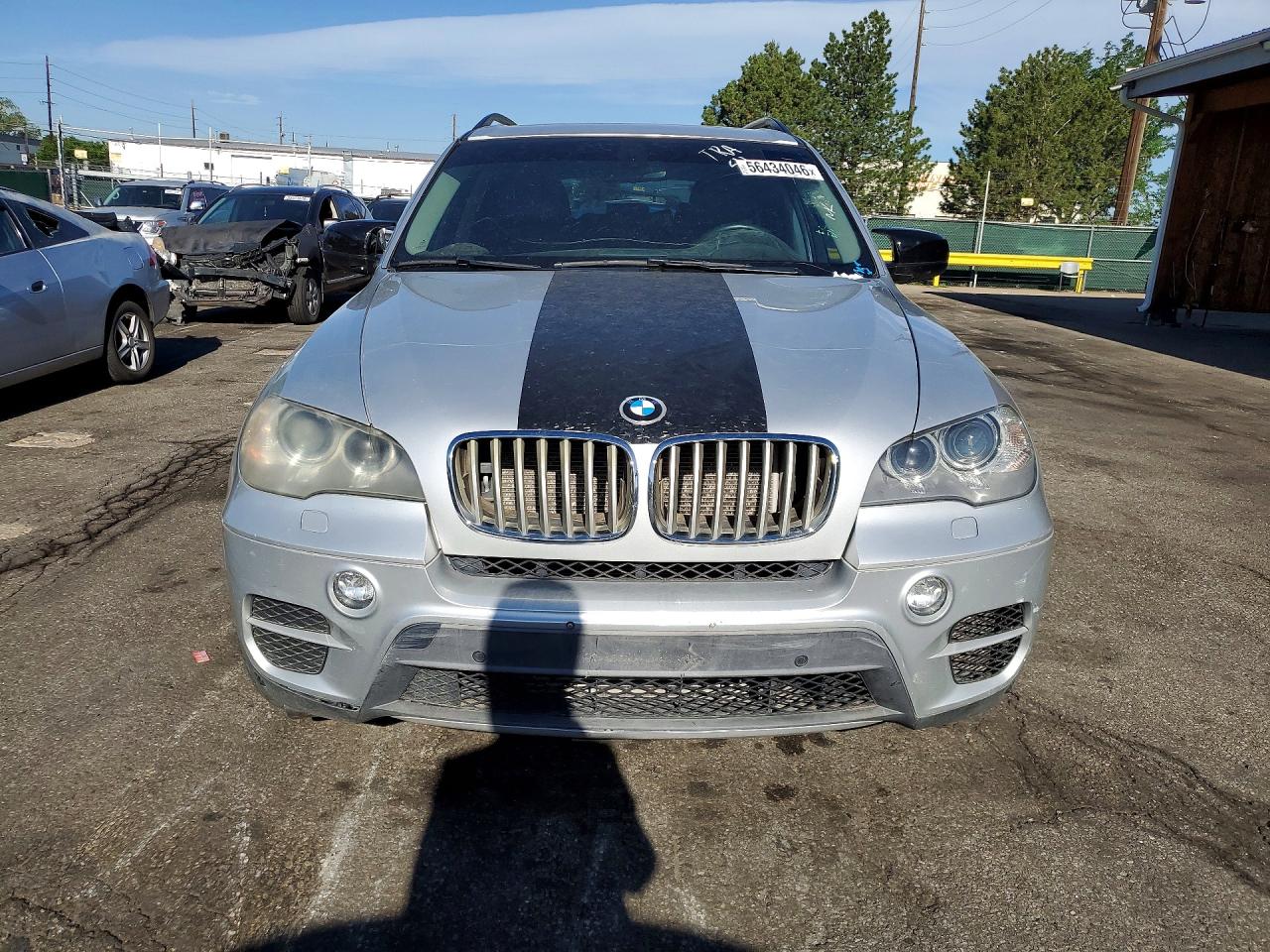 2012 Bmw X5 Xdrive35d Silver vin: 5UXZW0C53CL668924