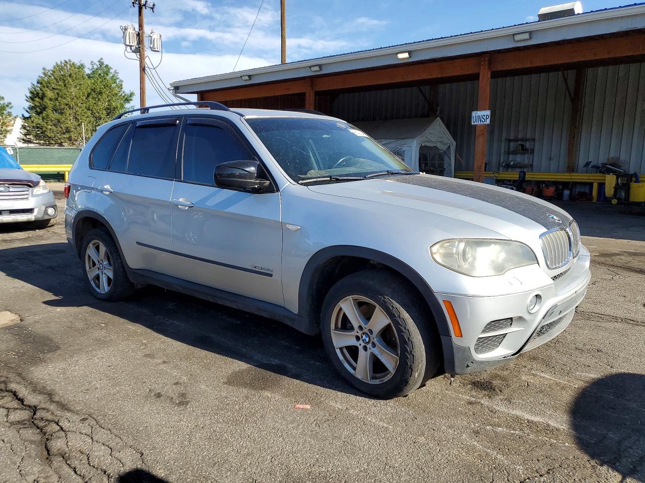 2012 Bmw X5 Xdrive35d Silver vin: 5UXZW0C53CL668924
