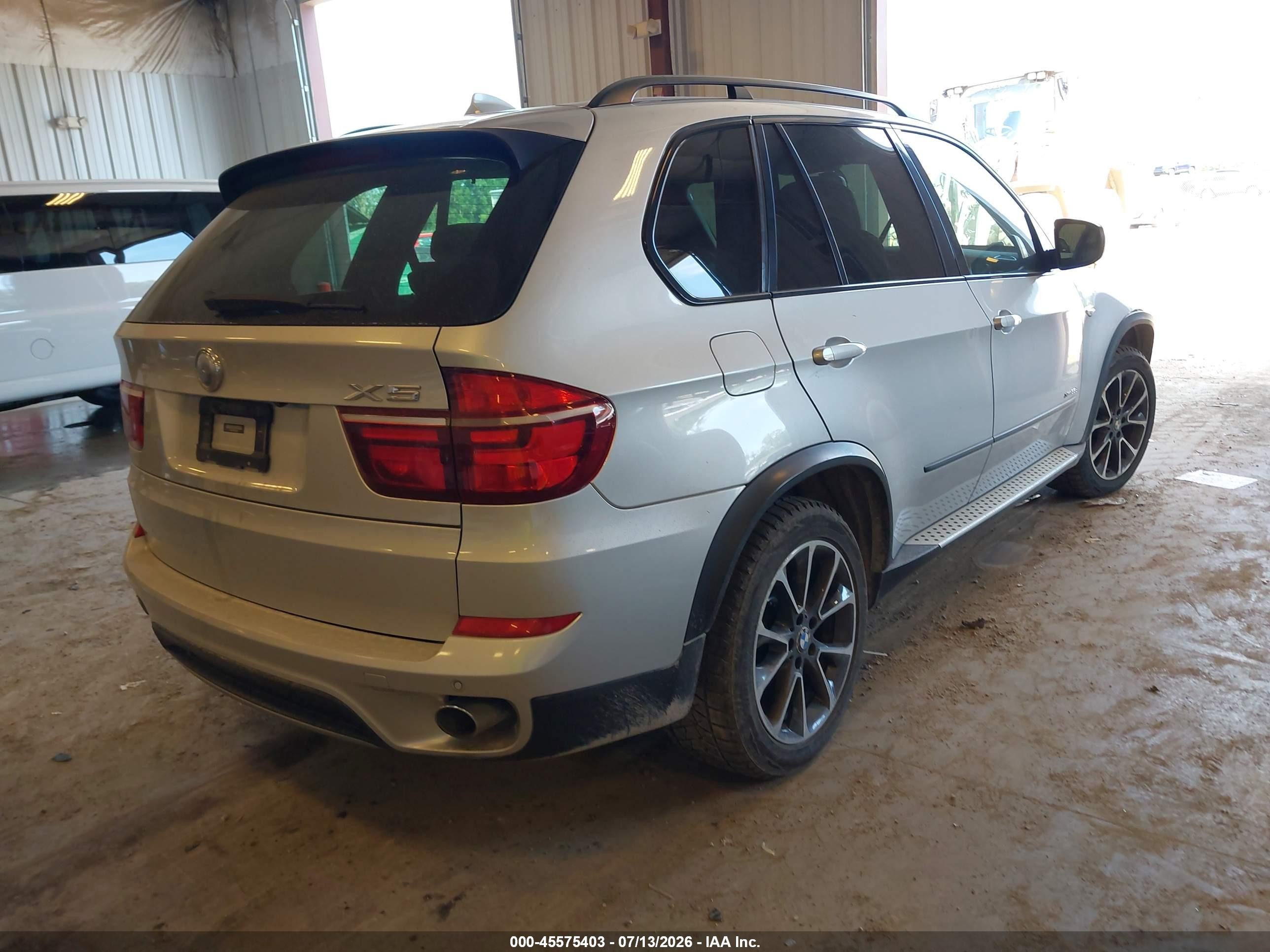 2012 Bmw X5 Xdrive35d Серебряный vin: 5UXZW0C53CL669412