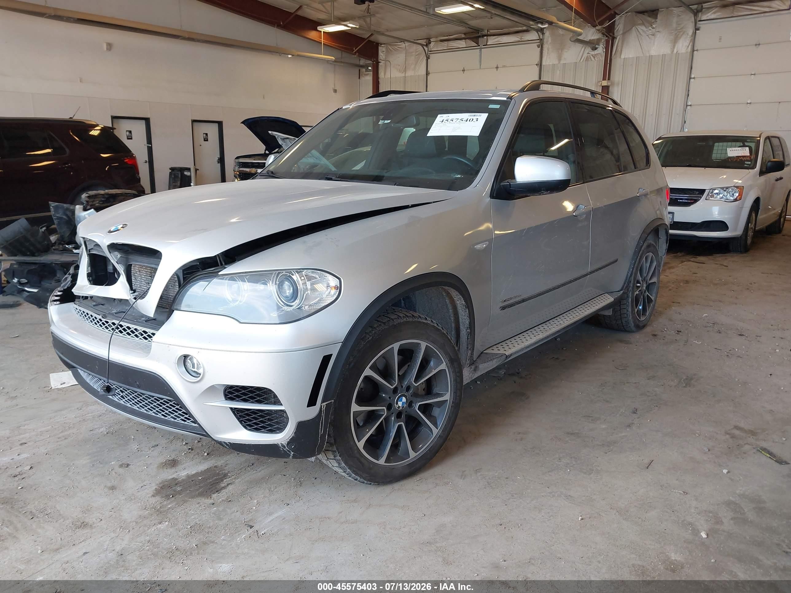 2012 Bmw X5 Xdrive35d Серебряный vin: 5UXZW0C53CL669412