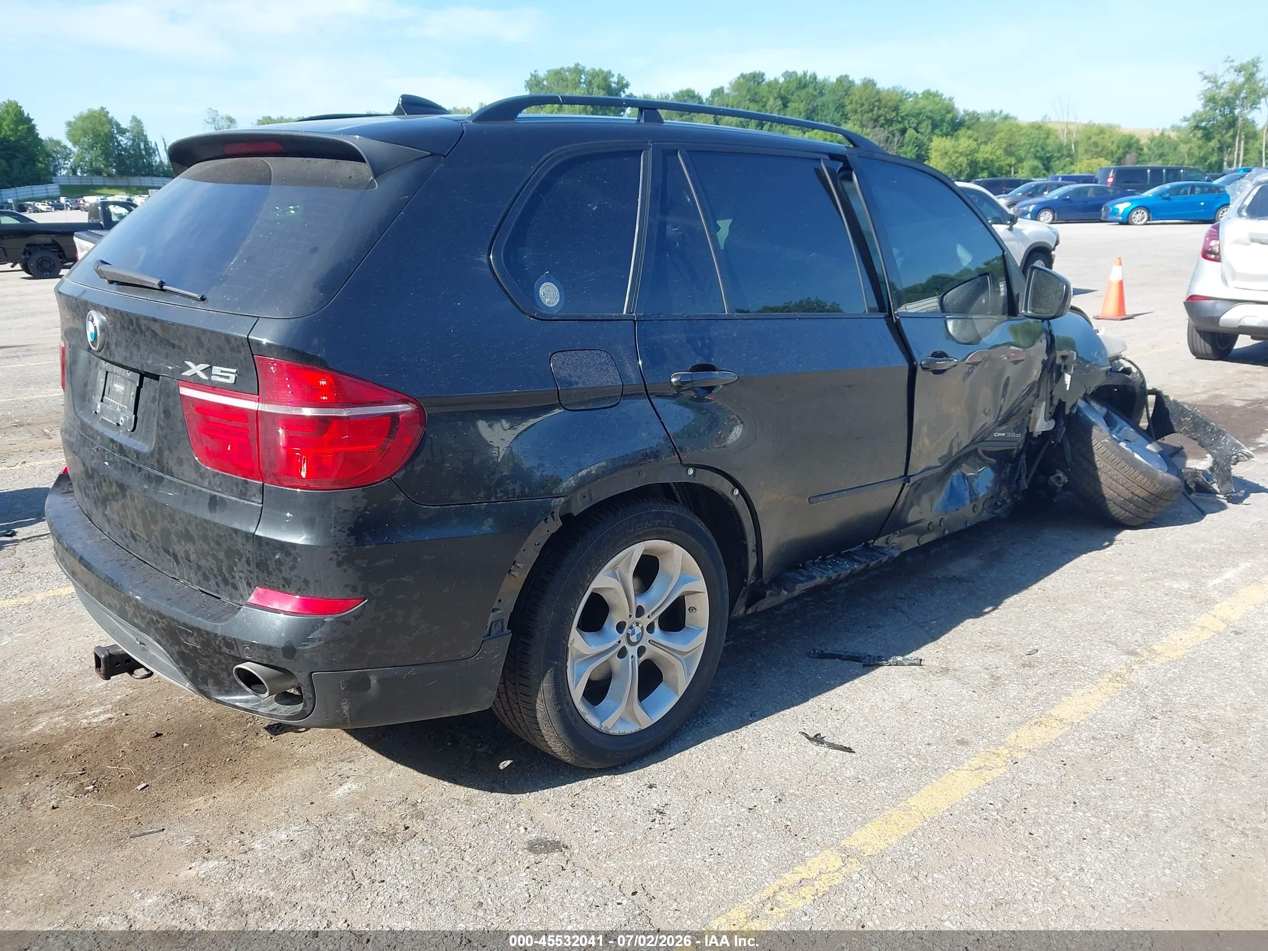 2012 Bmw X5 Xdrive35d Black vin: 5UXZW0C53CL672150