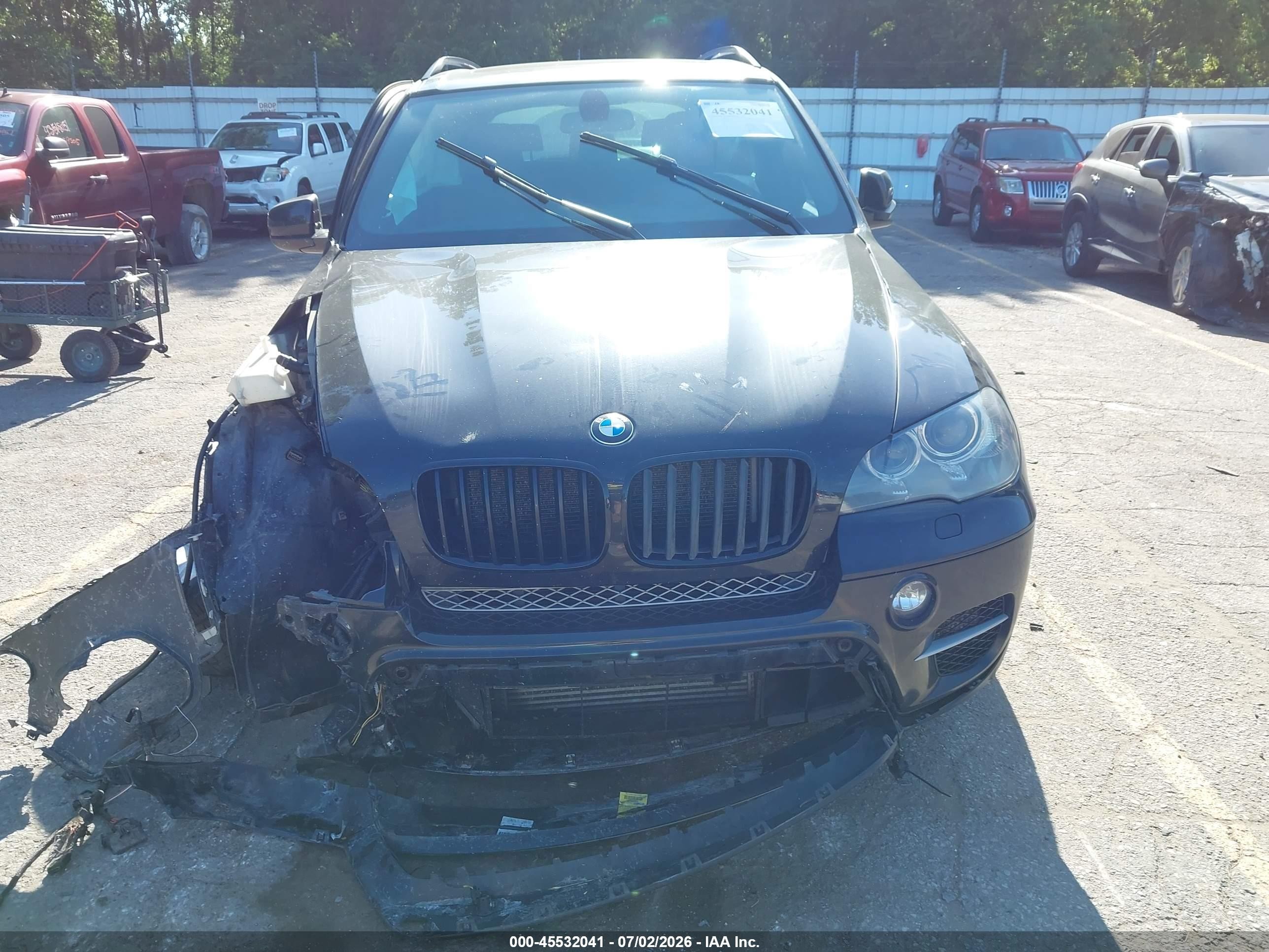2012 Bmw X5 Xdrive35d Black vin: 5UXZW0C53CL672150