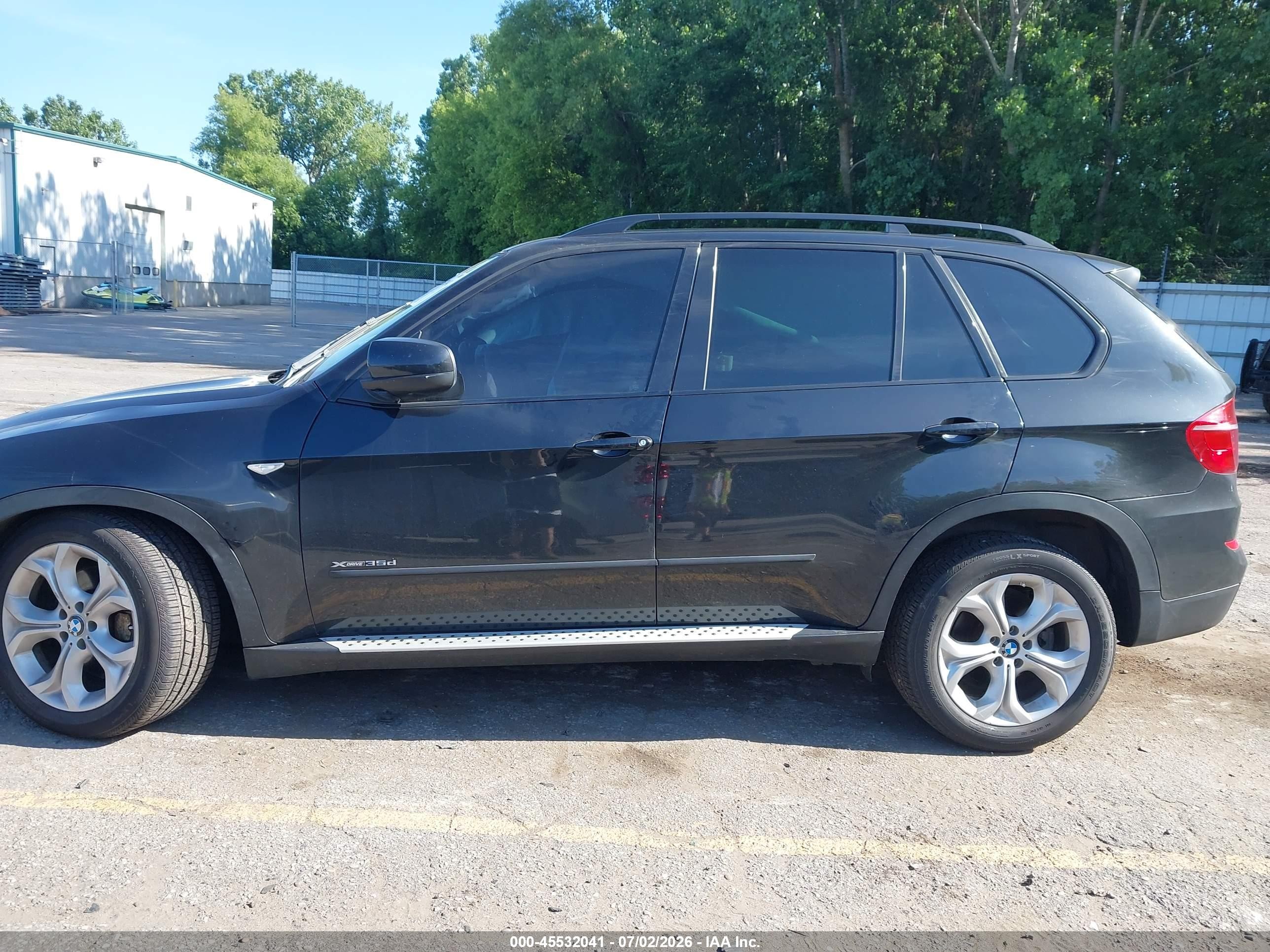 2012 Bmw X5 Xdrive35d Black vin: 5UXZW0C53CL672150
