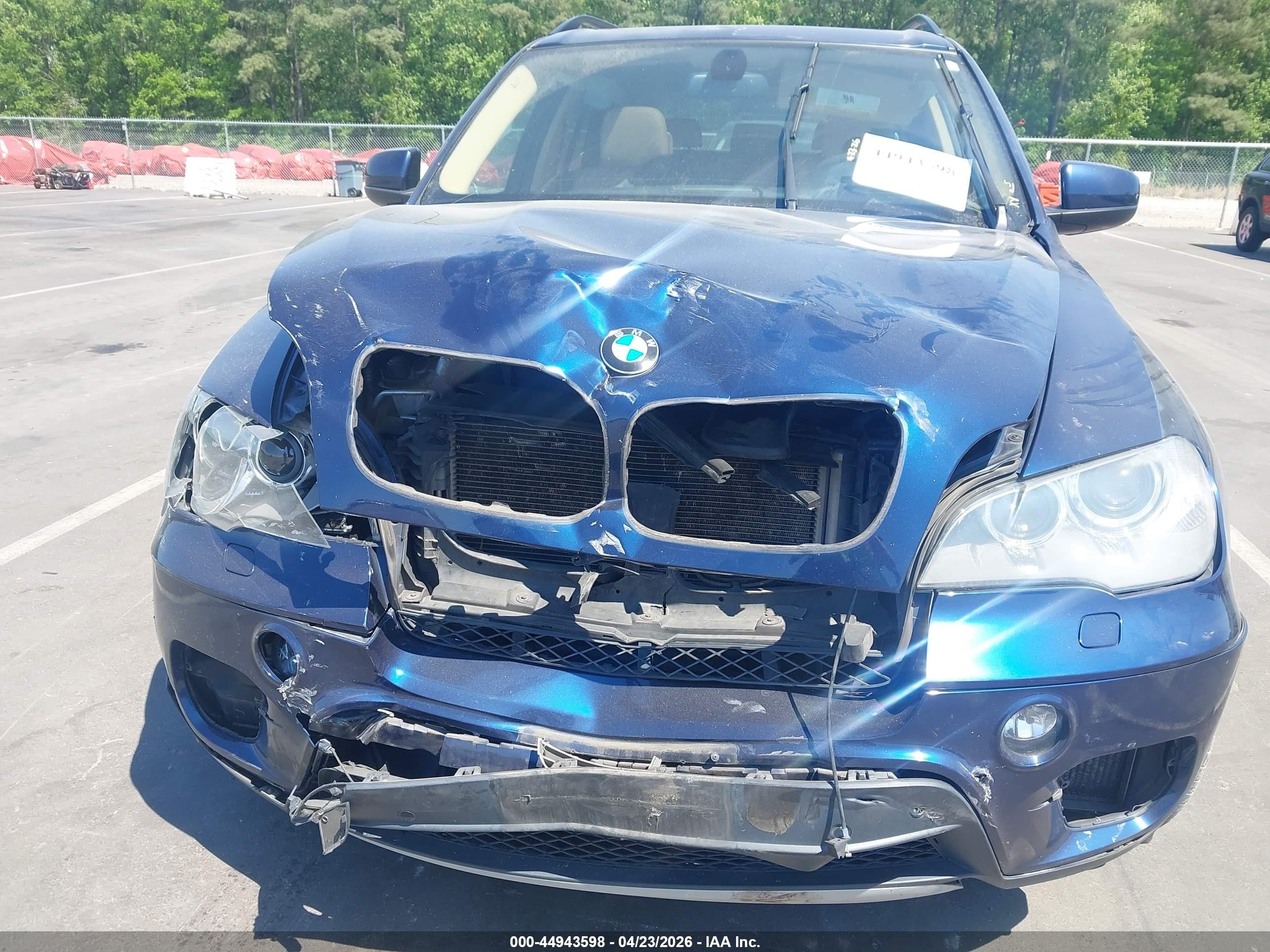 2013 Bmw X5 Xdrive35d Blue vin: 5UXZW0C53D0B92261