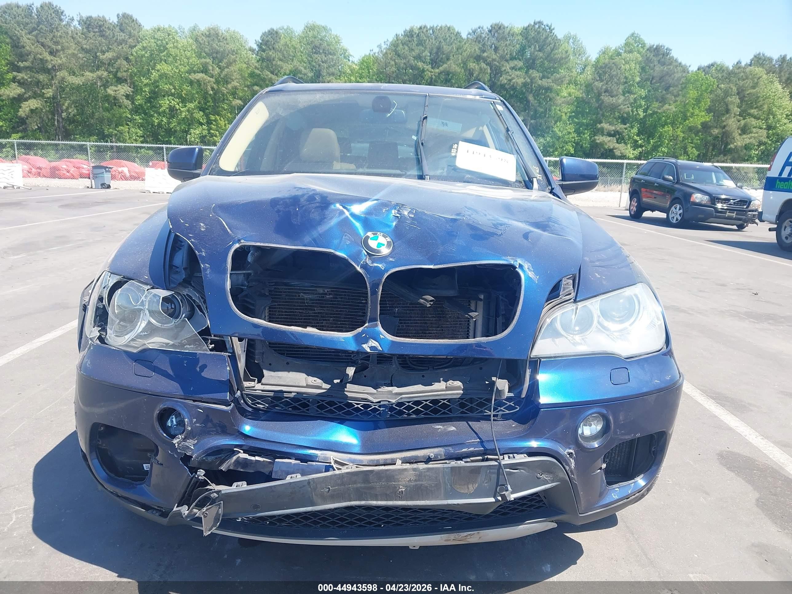2013 Bmw X5 Xdrive35d Blue vin: 5UXZW0C53D0B92261