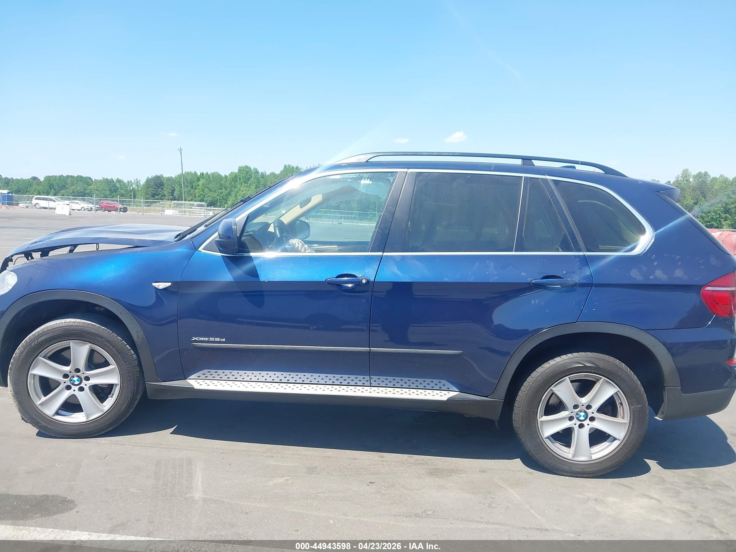 2013 Bmw X5 Xdrive35d Blue vin: 5UXZW0C53D0B92261