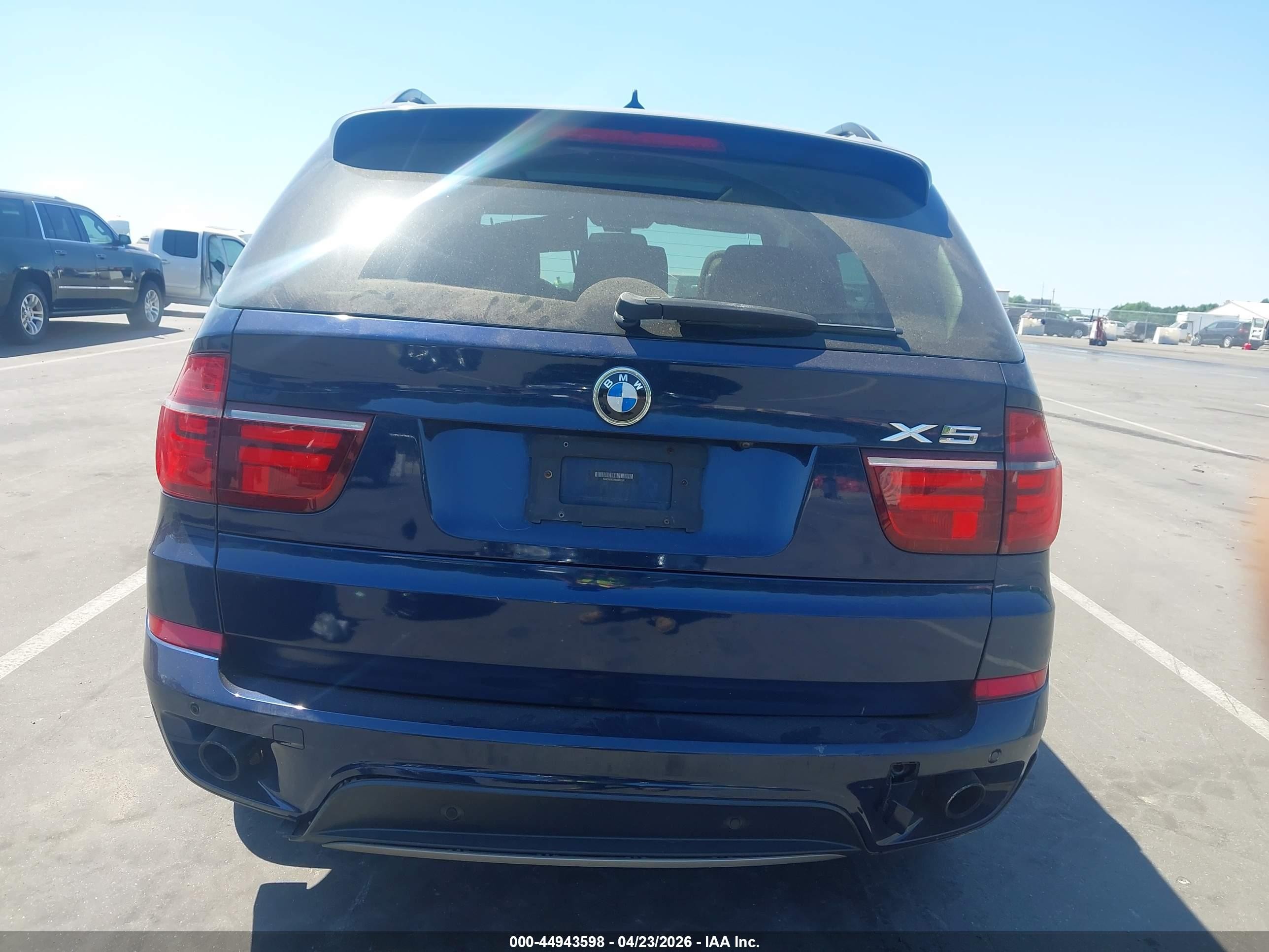 2013 Bmw X5 Xdrive35d Blue vin: 5UXZW0C53D0B92261