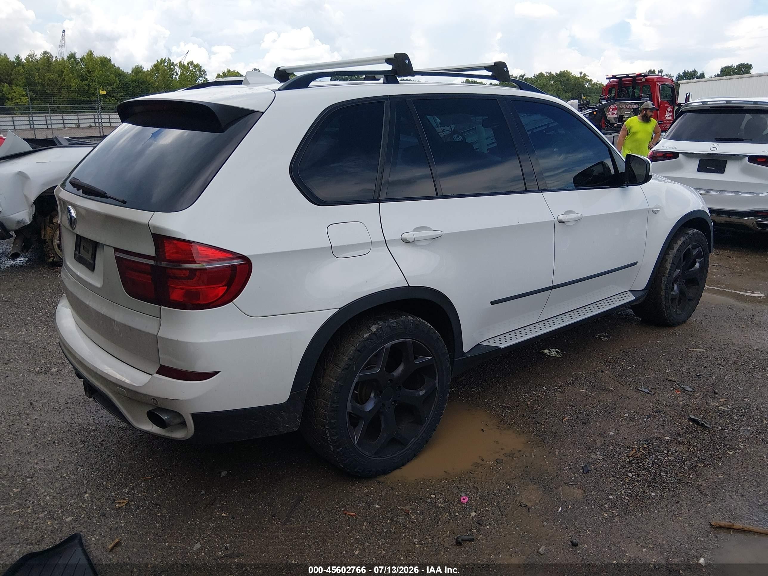 2012 Bmw X5 Xdrive35d White vin: 5UXZW0C54CL665238