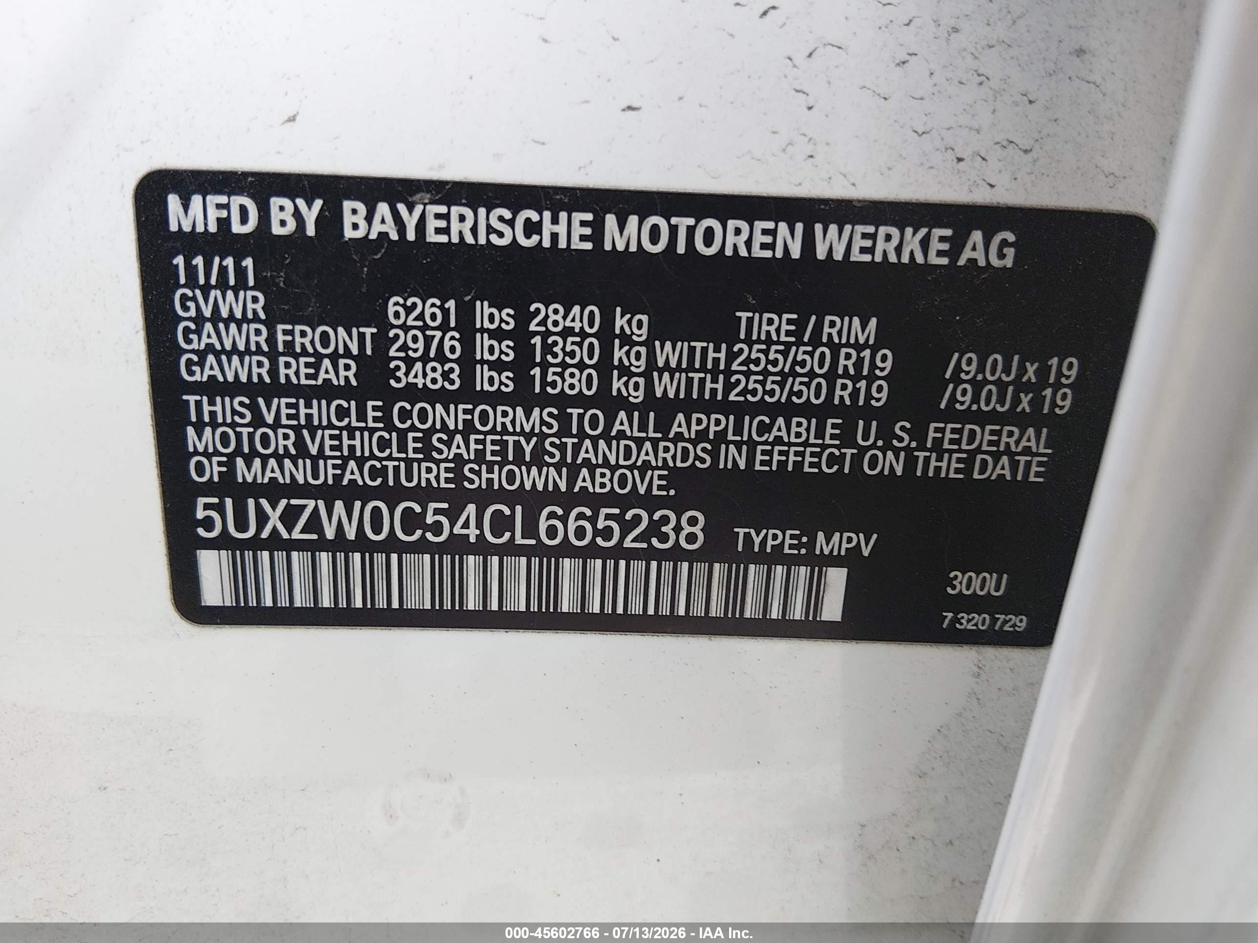 2012 Bmw X5 Xdrive35d White vin: 5UXZW0C54CL665238