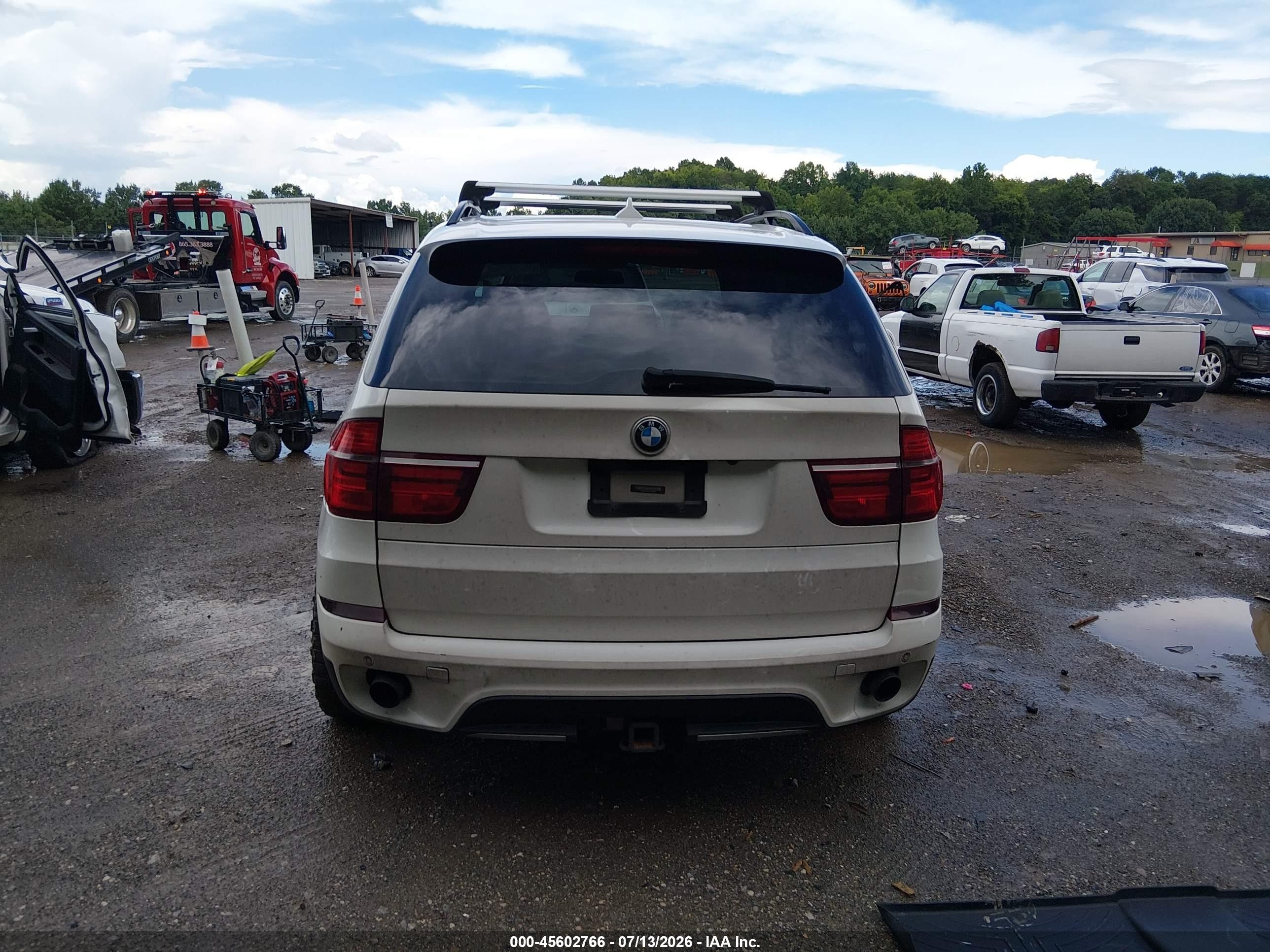 2012 Bmw X5 Xdrive35d White vin: 5UXZW0C54CL665238