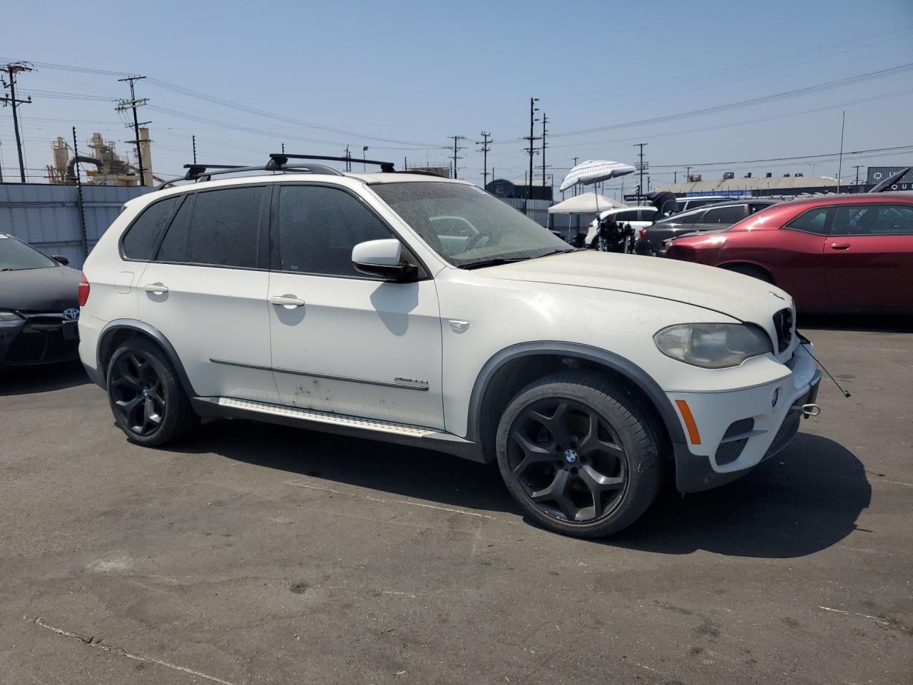 2012 Bmw X5 Xdrive35d White vin: 5UXZW0C54CL665305