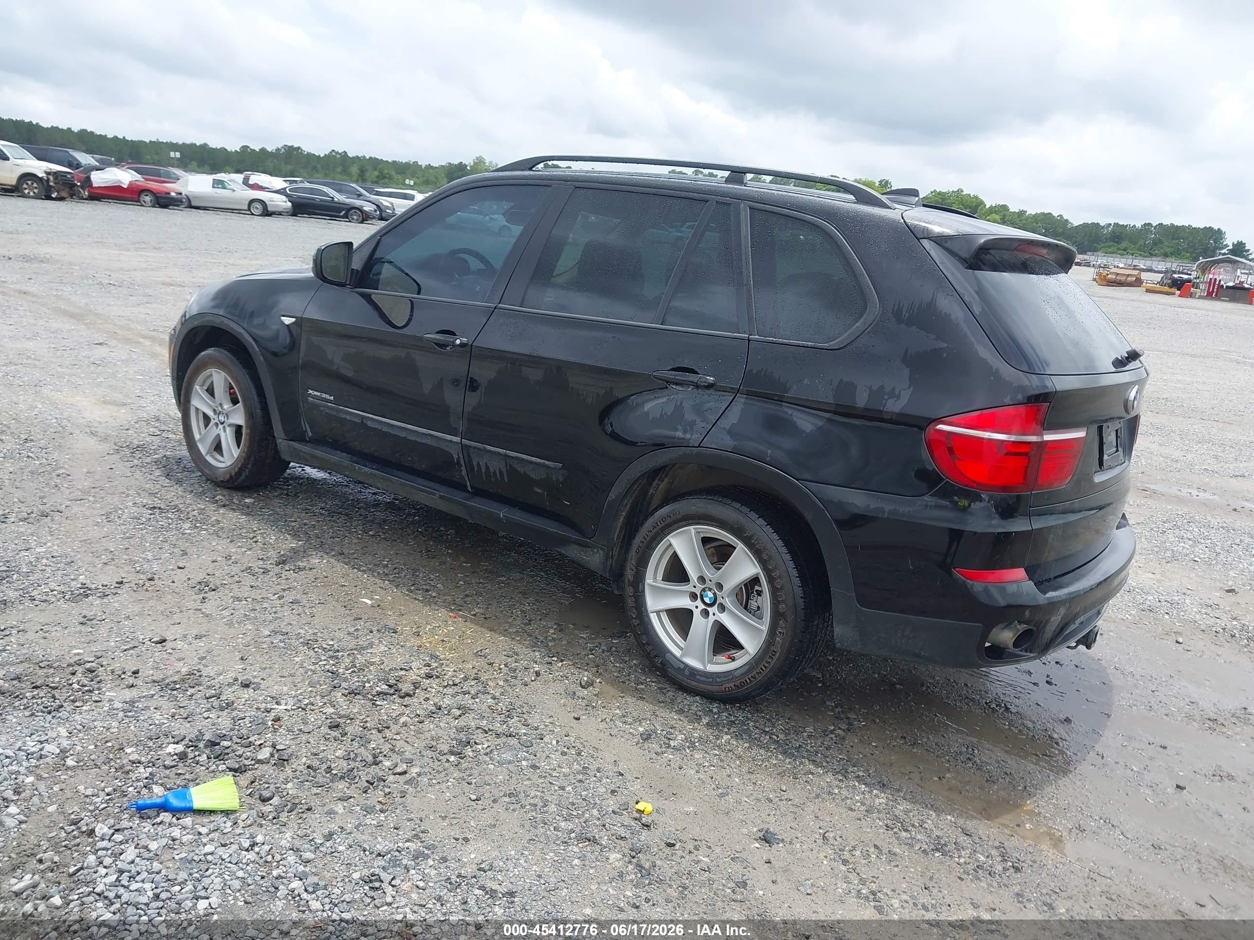 2012 Bmw X5 Xdrive35d Черный vin: 5UXZW0C54CL669774