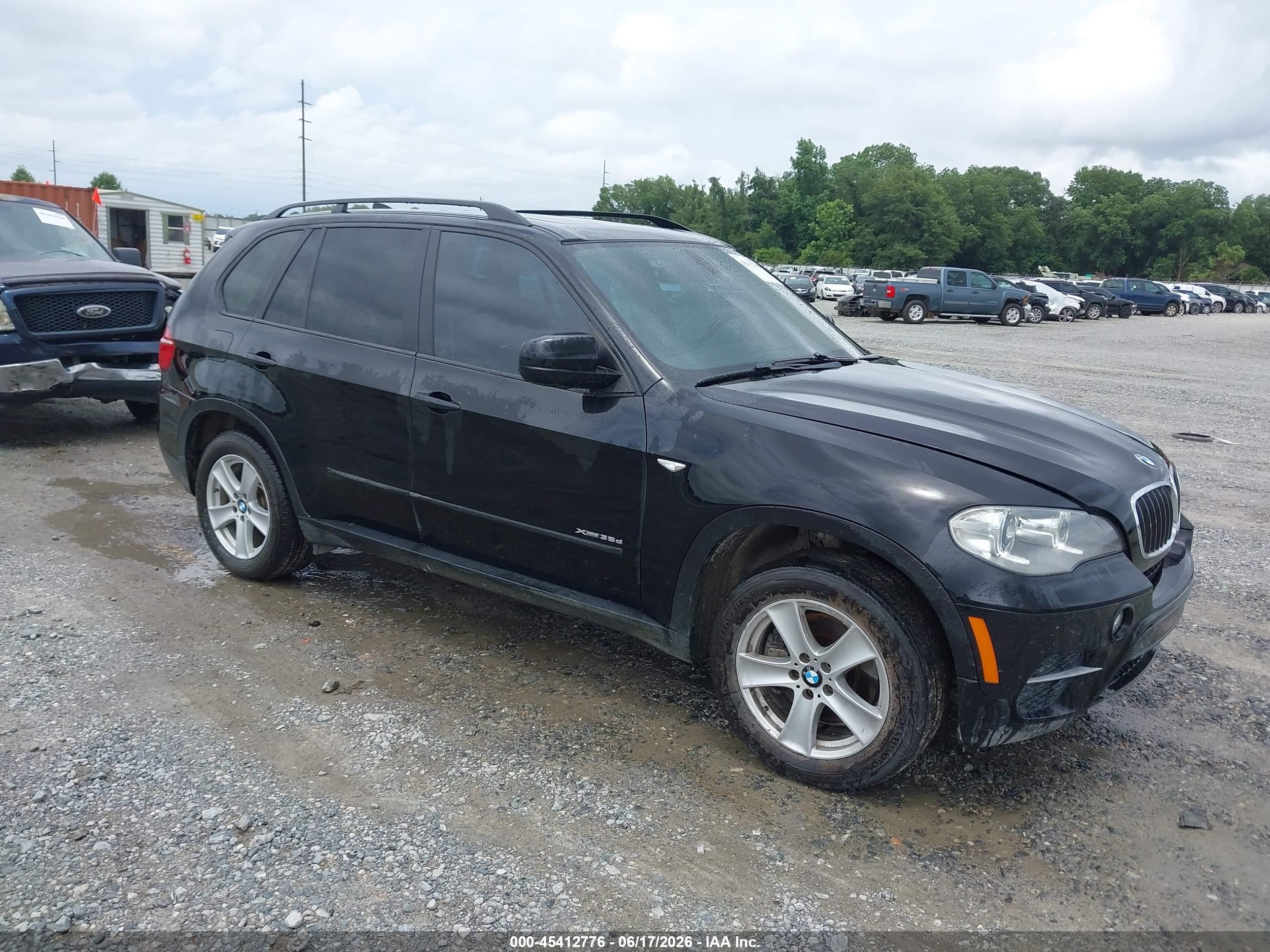 2012 Bmw X5 Xdrive35d Black vin: 5UXZW0C54CL669774