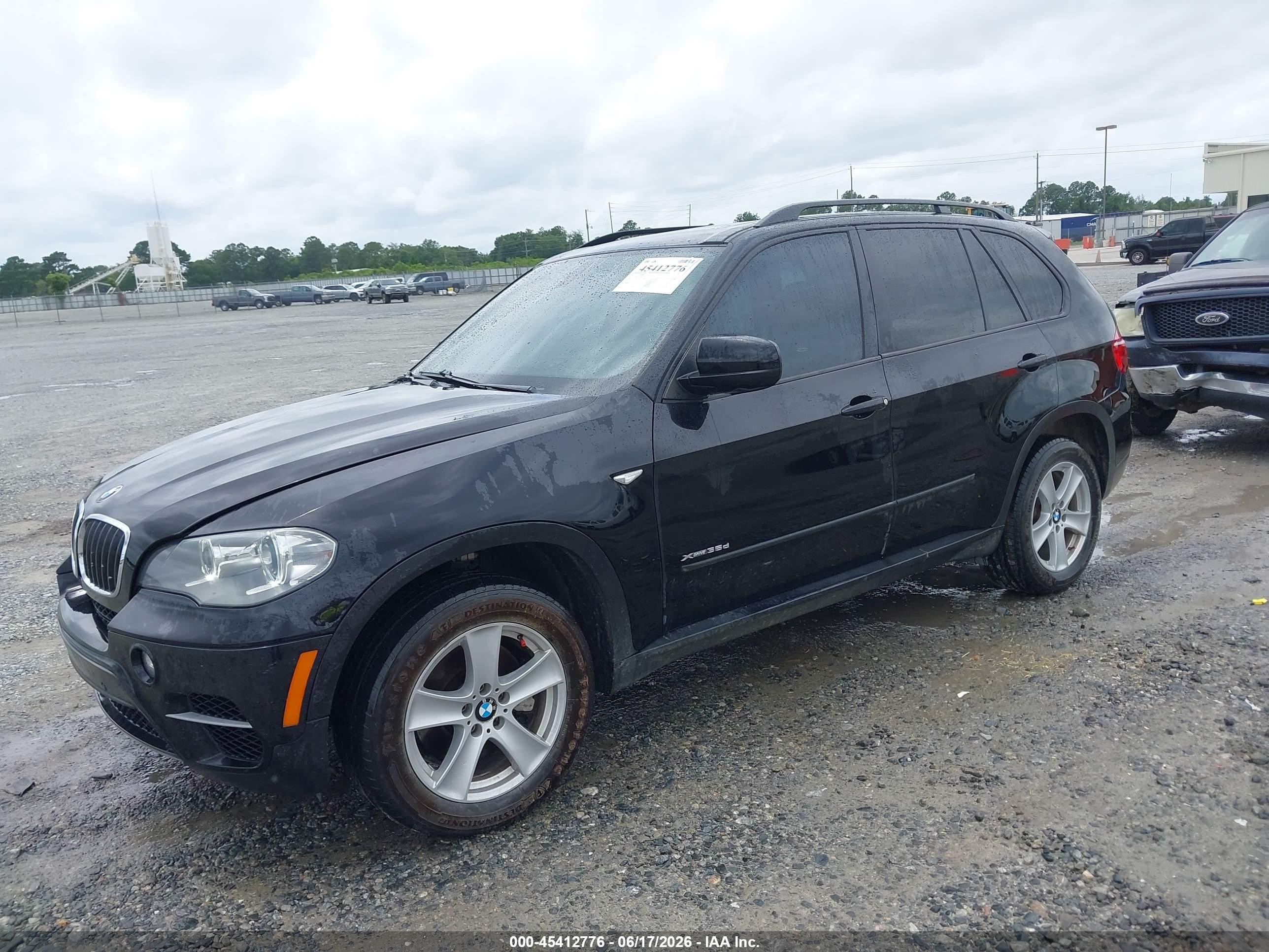 2012 Bmw X5 Xdrive35d Черный vin: 5UXZW0C54CL669774