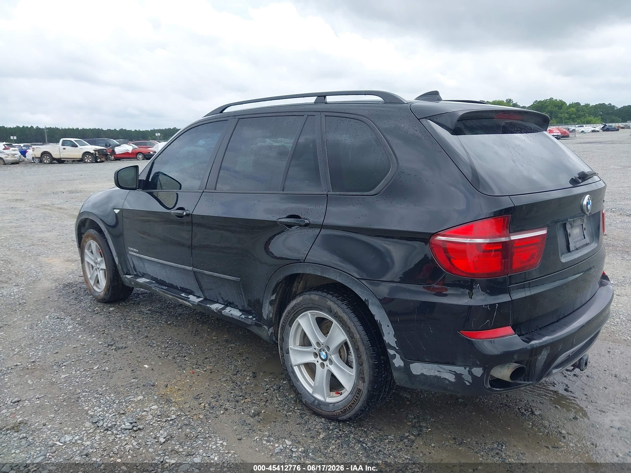 2012 Bmw X5 Xdrive35d Черный vin: 5UXZW0C54CL669774