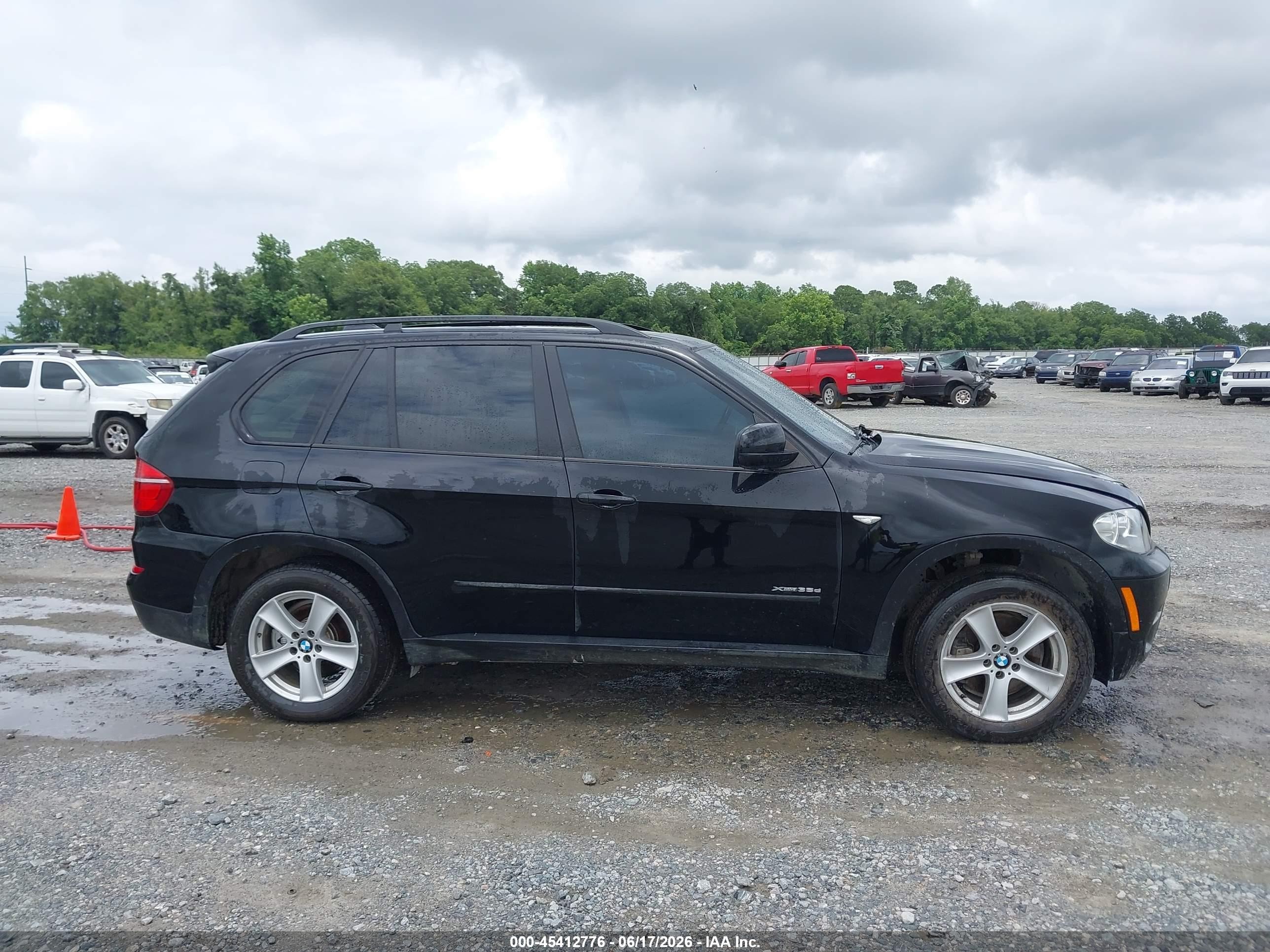 2012 Bmw X5 Xdrive35d Черный vin: 5UXZW0C54CL669774