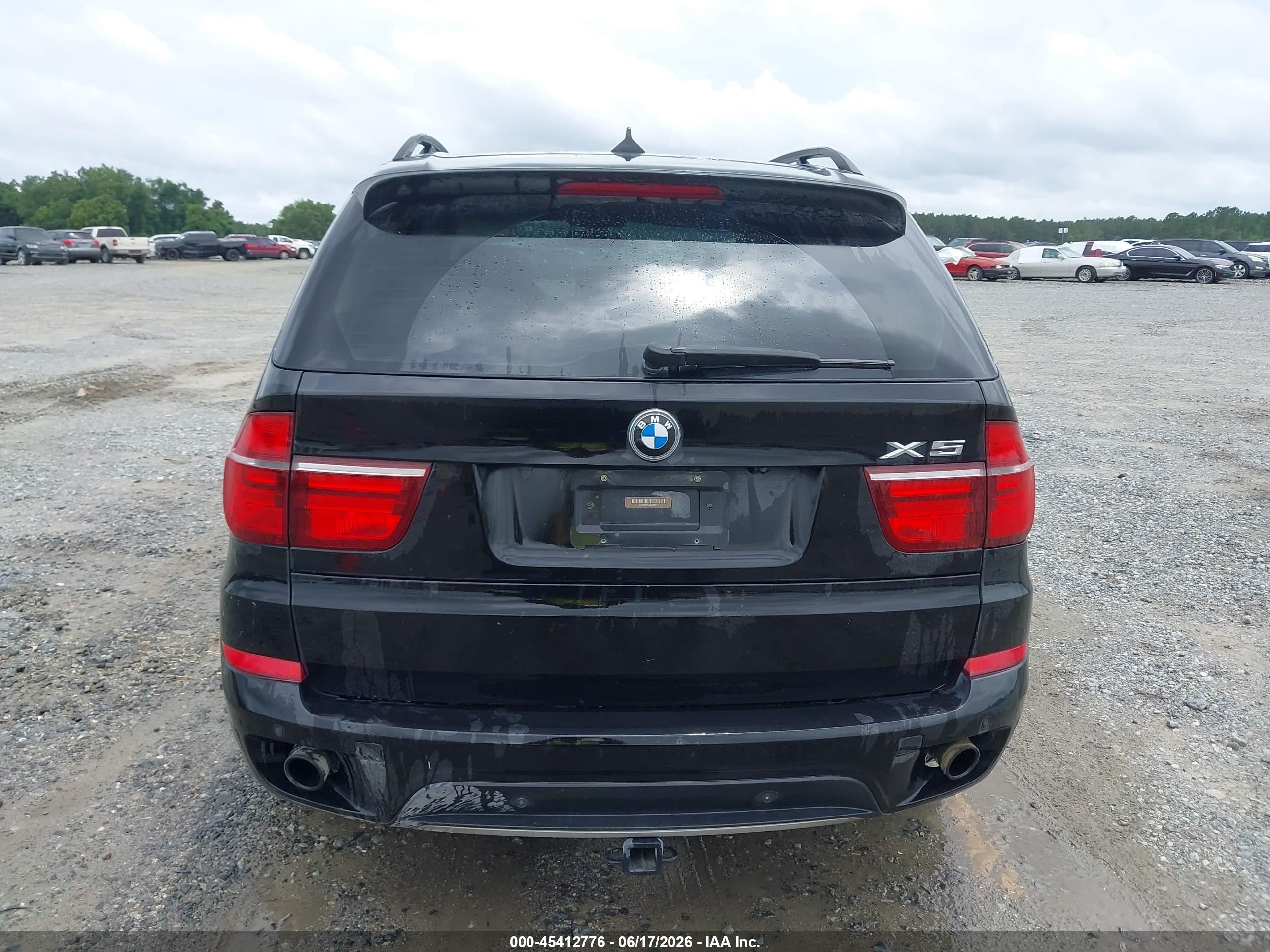 2012 Bmw X5 Xdrive35d Черный vin: 5UXZW0C54CL669774
