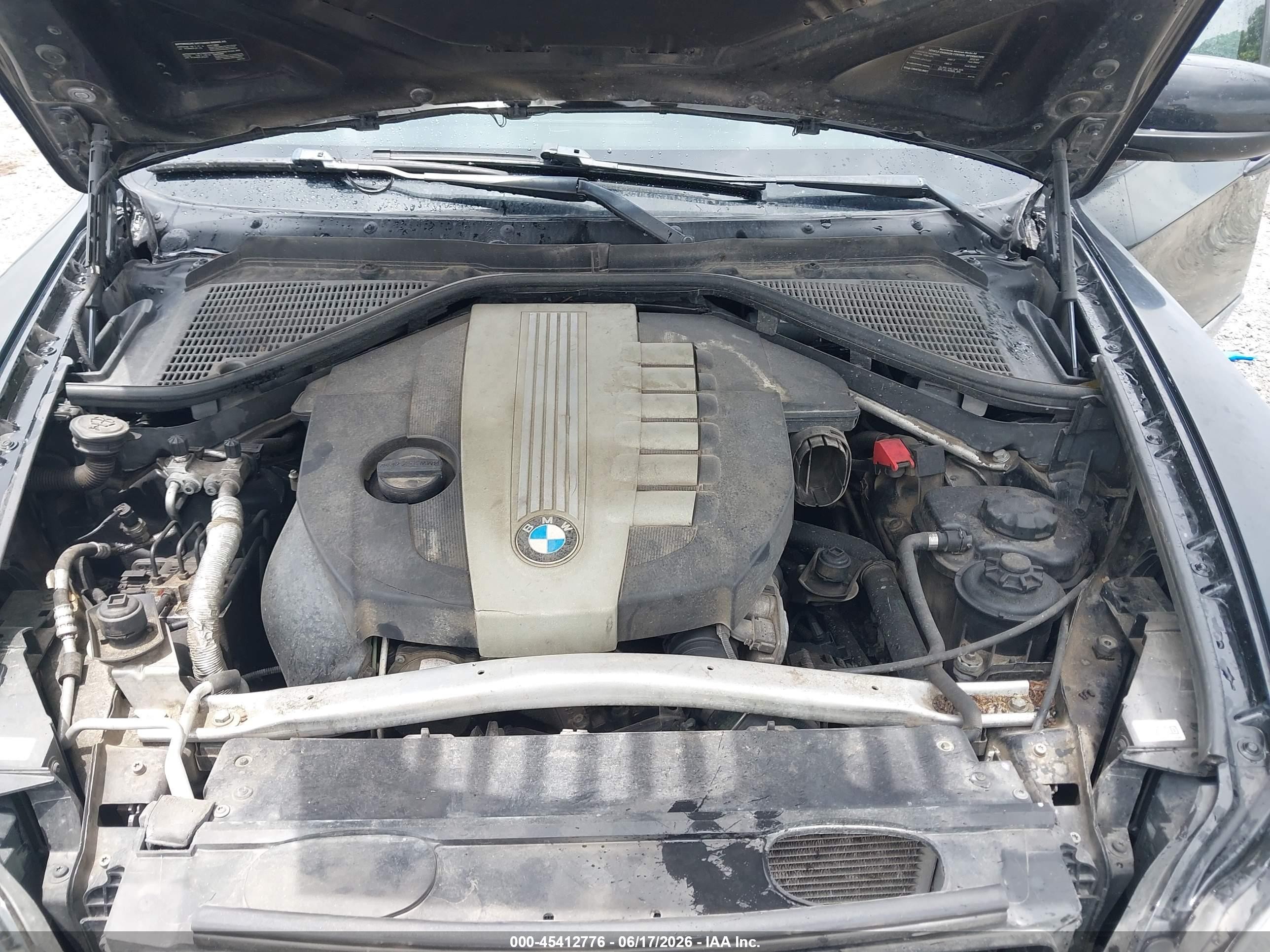 2012 Bmw X5 Xdrive35d Черный vin: 5UXZW0C54CL669774