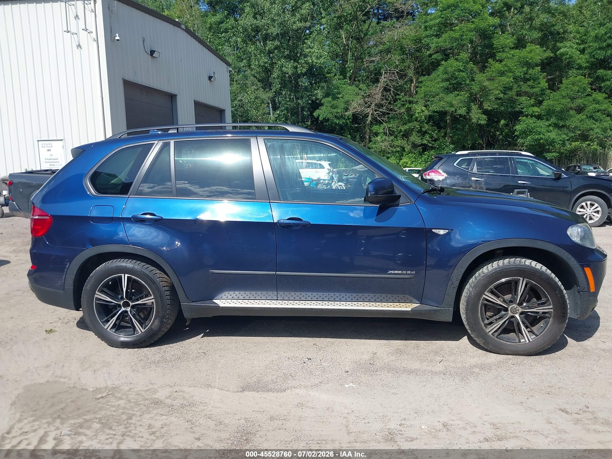 2011 Bmw X5 Xdrive35d Blue vin: 5UXZW0C55BL656434