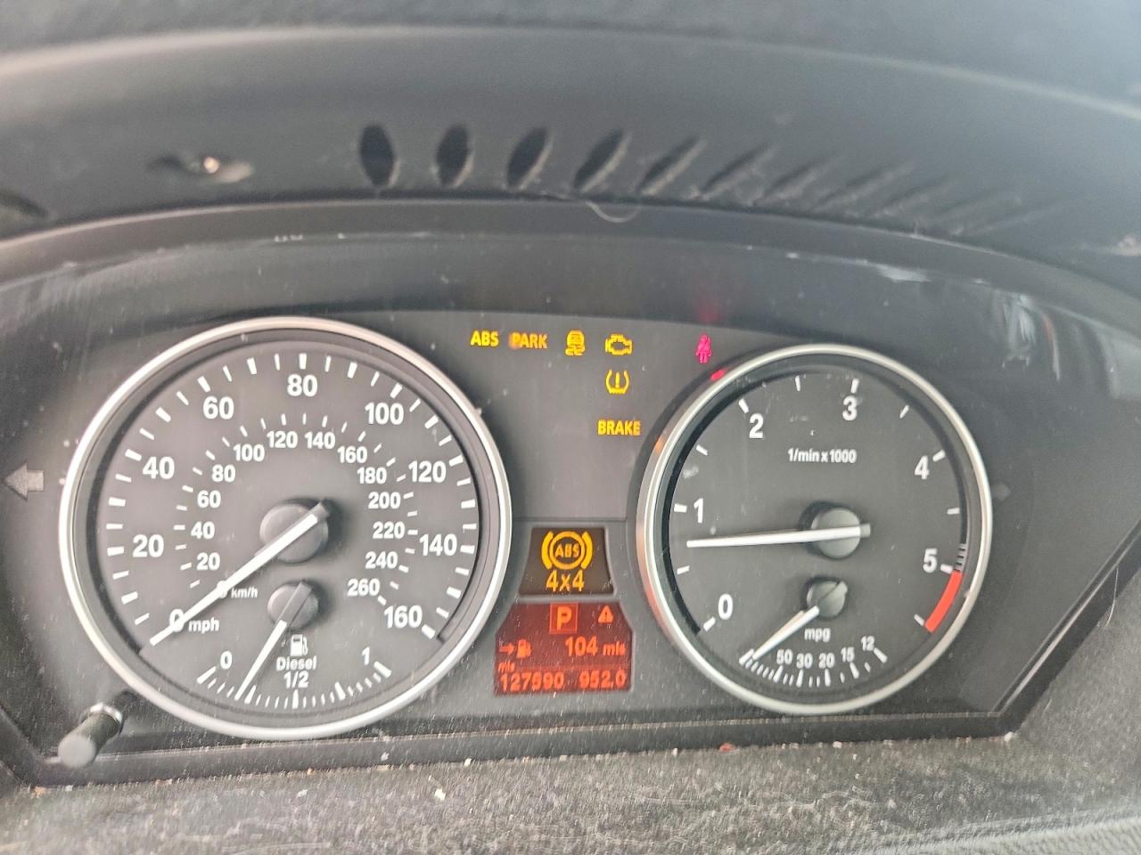 2011 Bmw X5 Xdrive35d Gray vin: 5UXZW0C55BL657292