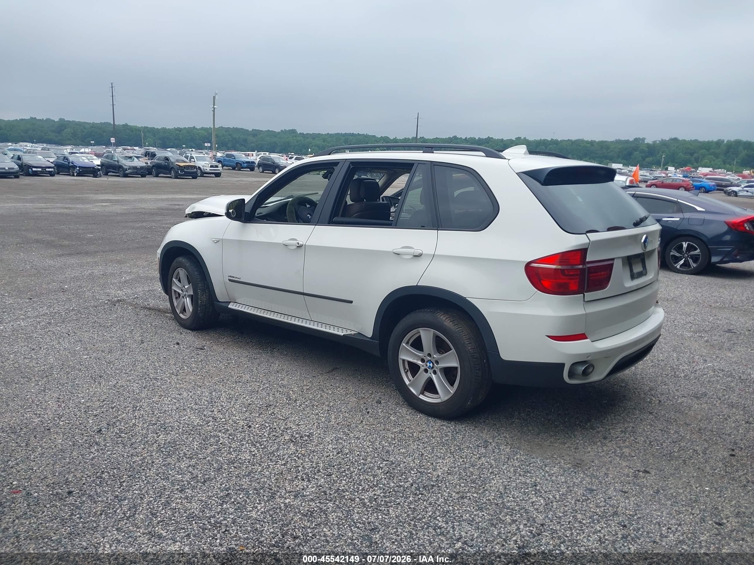 2011 Bmw X5 Xdrive35d White vin: 5UXZW0C55BL663027