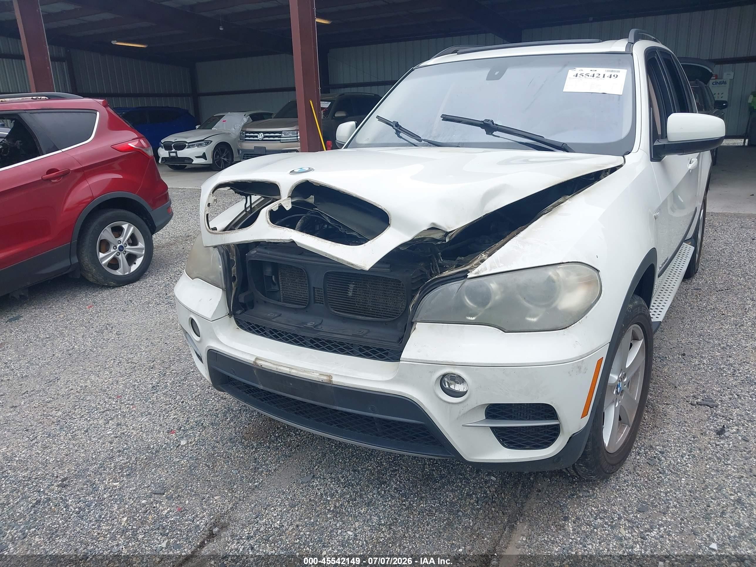 2011 Bmw X5 Xdrive35d White vin: 5UXZW0C55BL663027