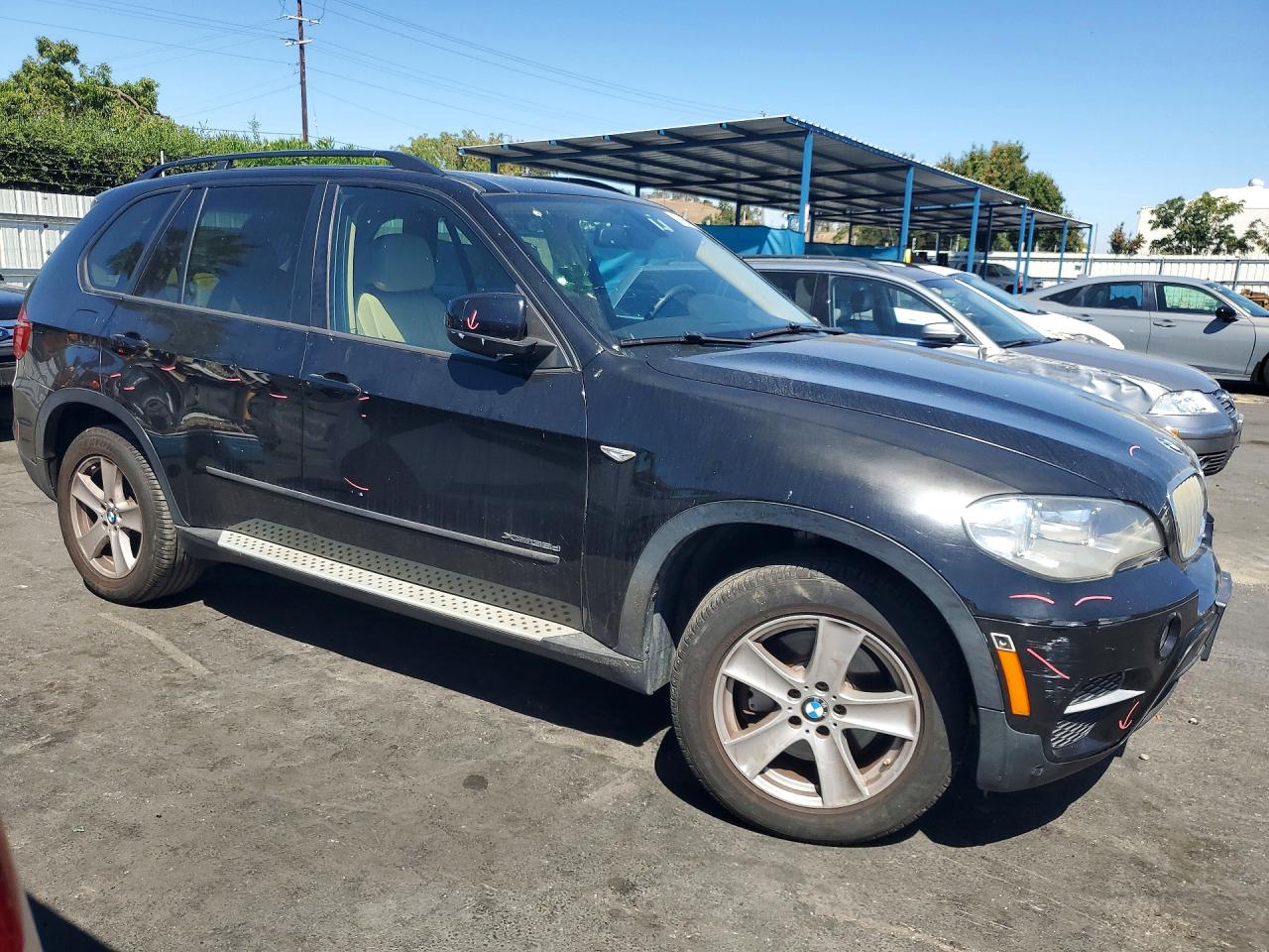 2012 Bmw X5 Xdrive35d Black vin: 5UXZW0C55CL669878