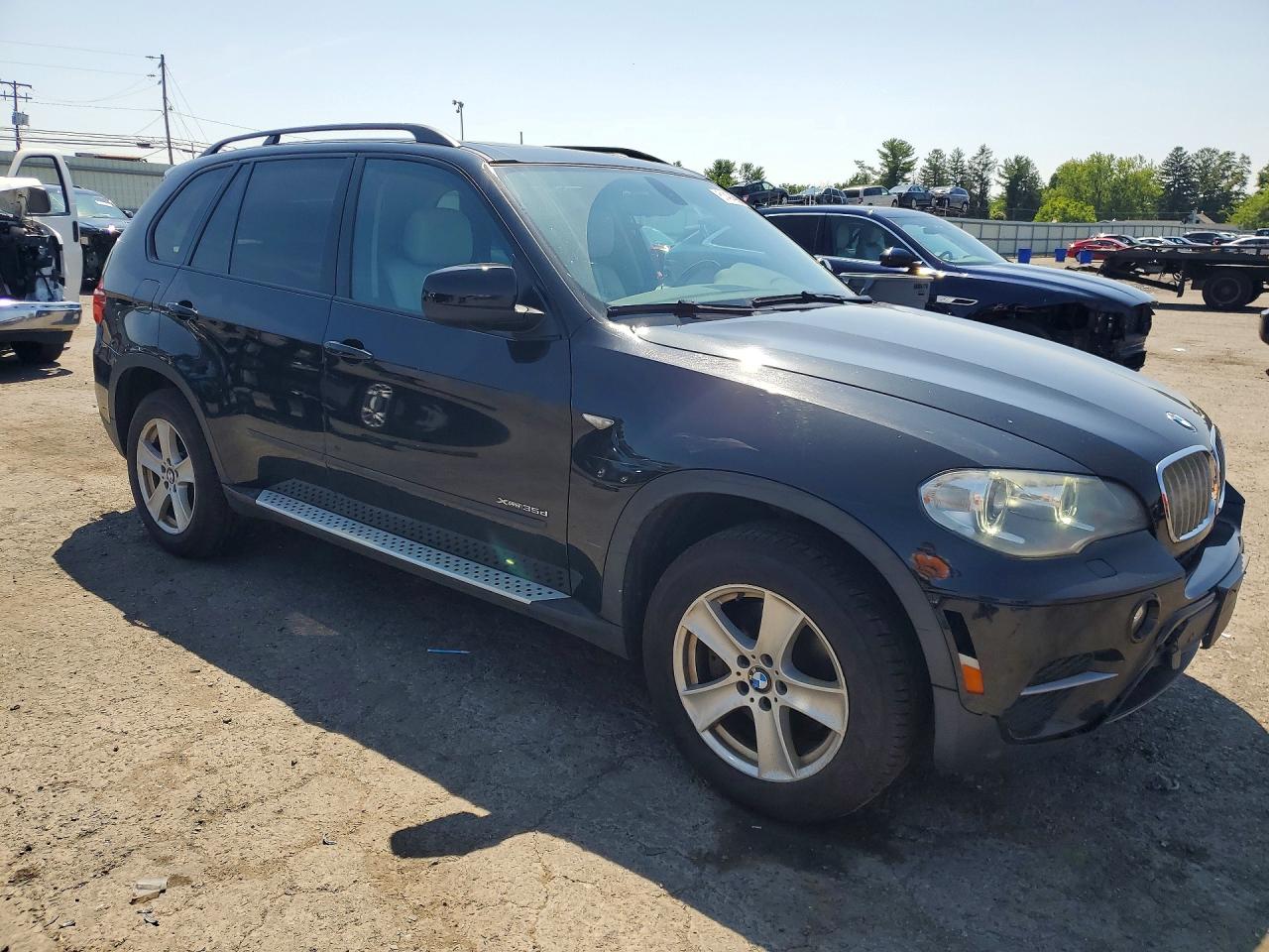 2012 Bmw X5 Xdrive35d Черный vin: 5UXZW0C55CL672263