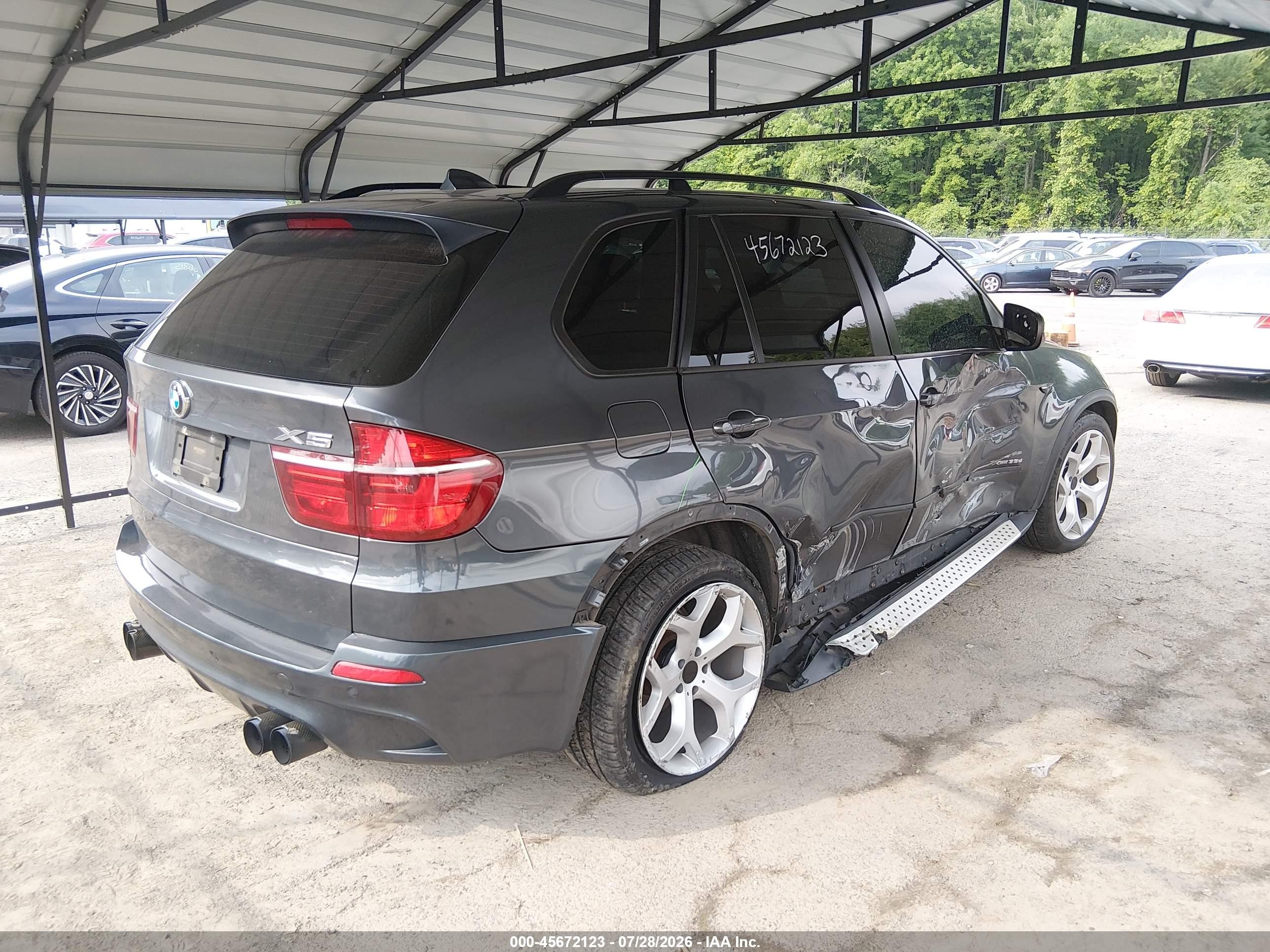 2012 Bmw X5 Xdrive35d Gray vin: 5UXZW0C55CL673638