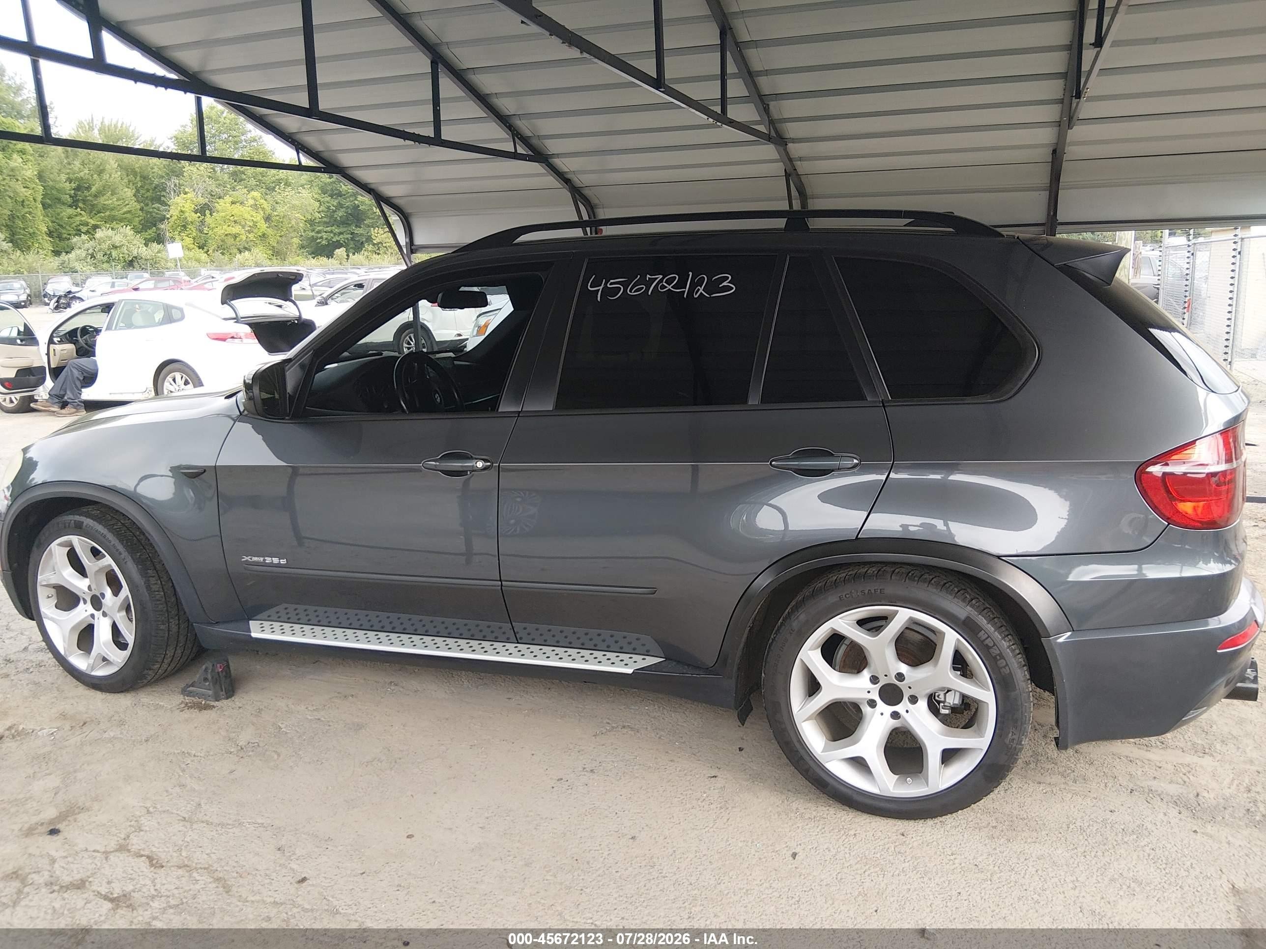 2012 Bmw X5 Xdrive35d Gray vin: 5UXZW0C55CL673638
