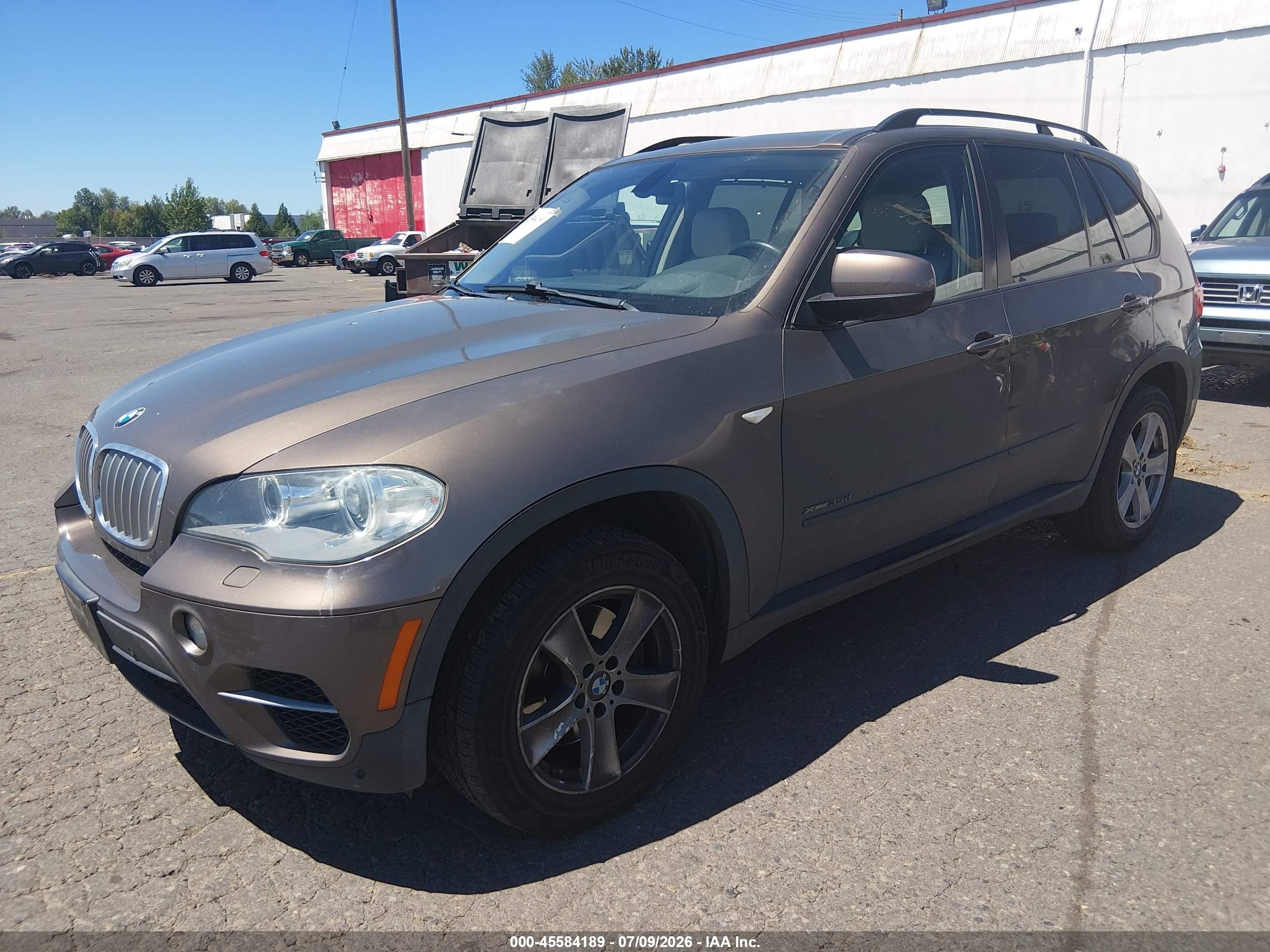 2012 Bmw X5 Xdrive35d Brown vin: 5UXZW0C55CL674238