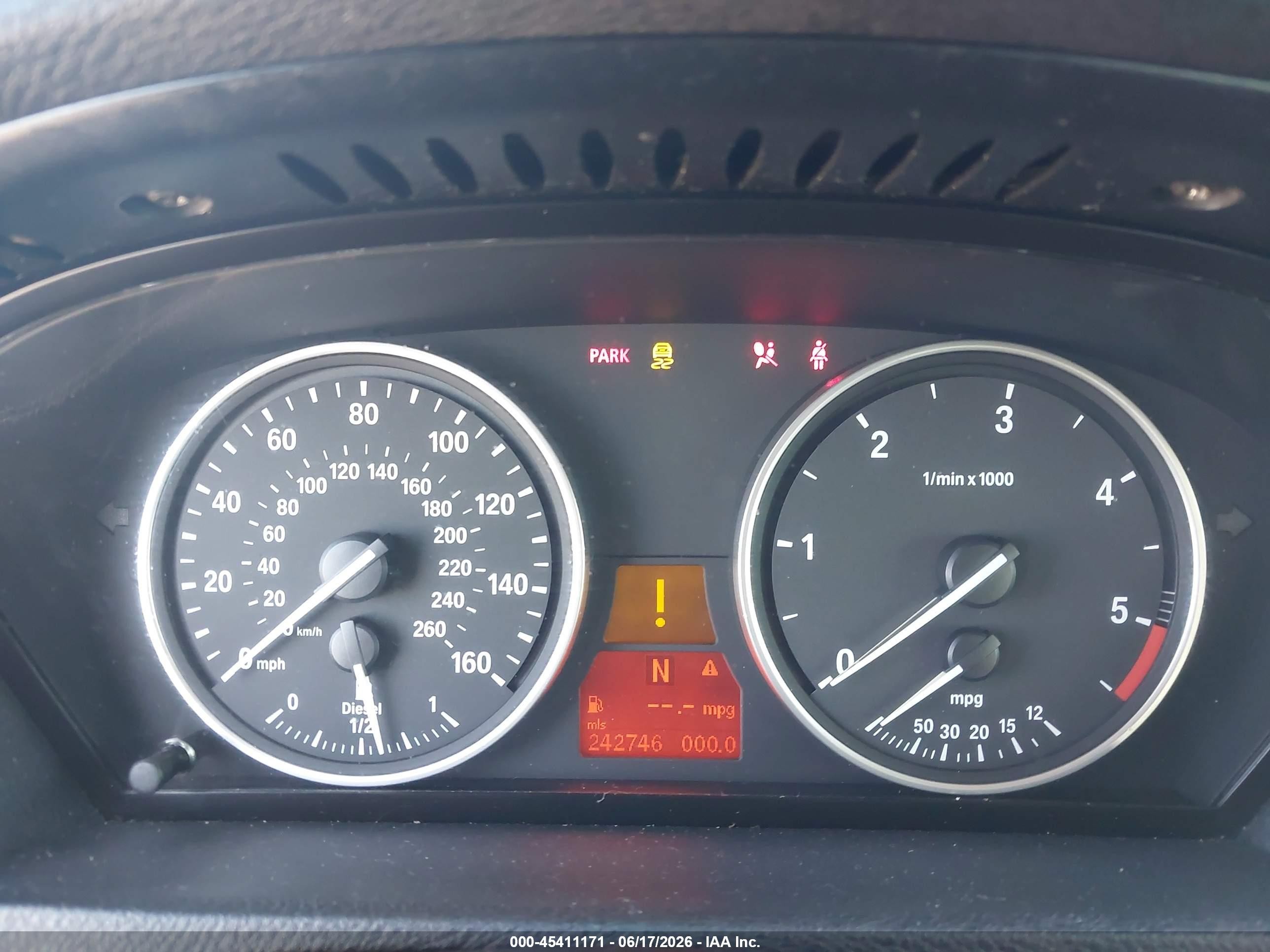 2011 Bmw X5 Xdrive35d Dark Blue vin: 5UXZW0C56BL370253