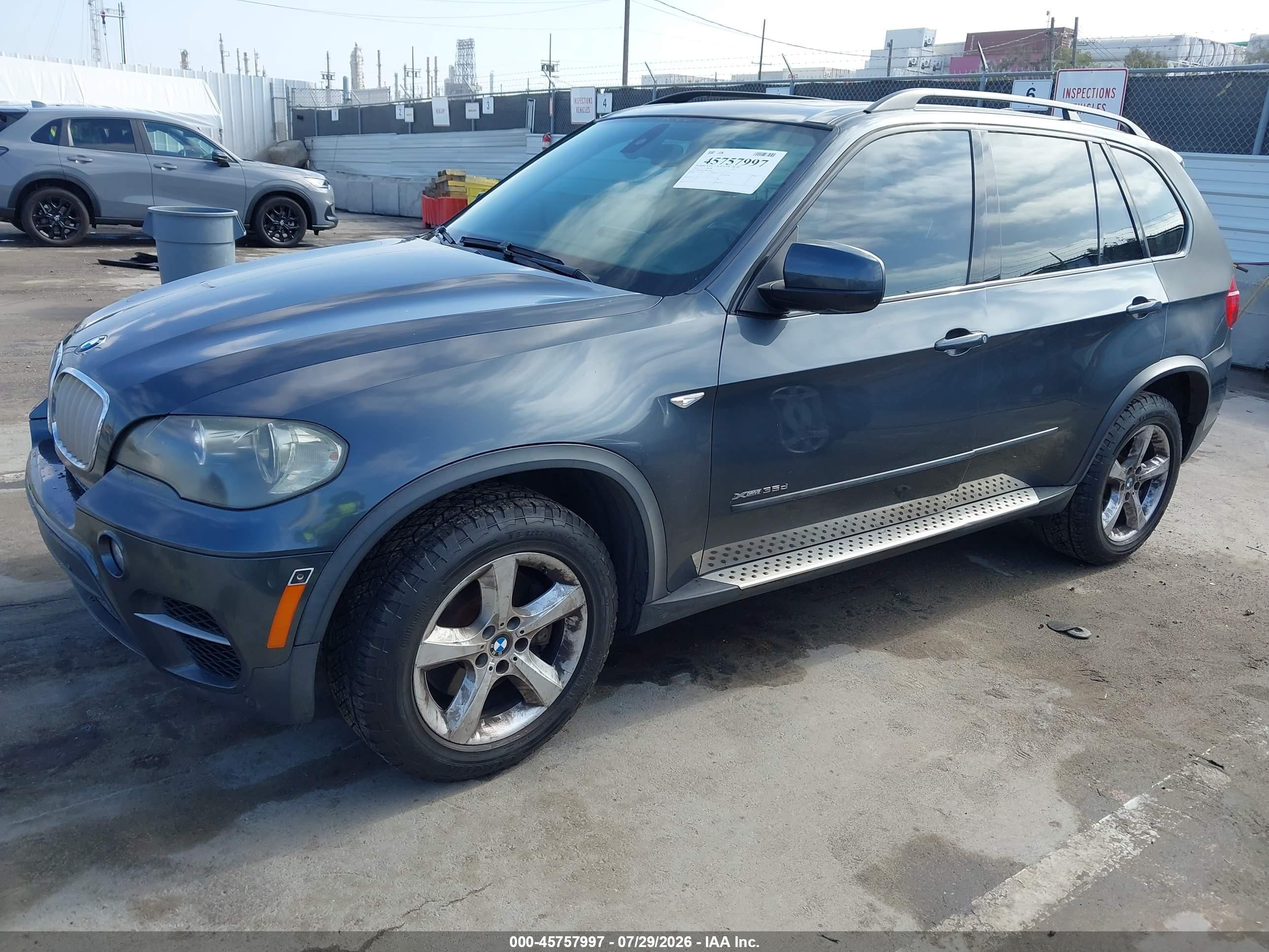 2011 Bmw X5 Xdrive35d Gray vin: 5UXZW0C56BL370852