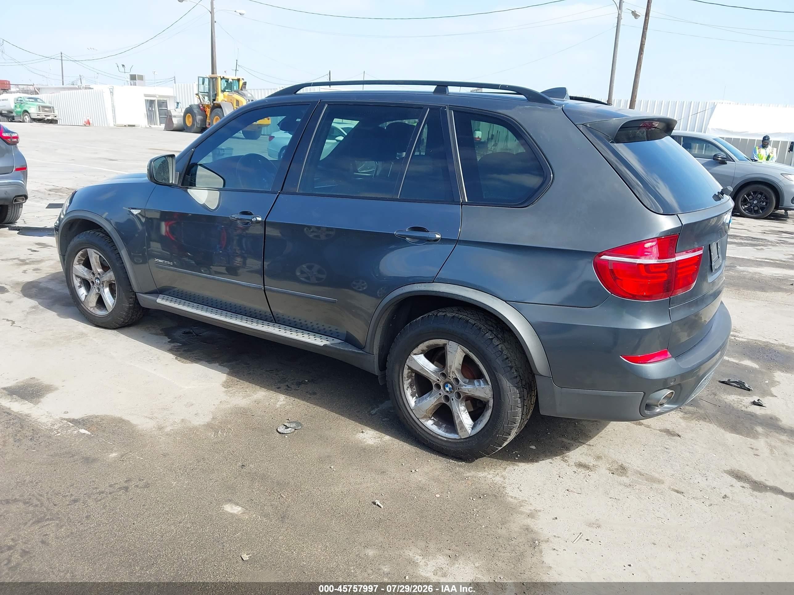 2011 Bmw X5 Xdrive35d Gray vin: 5UXZW0C56BL370852