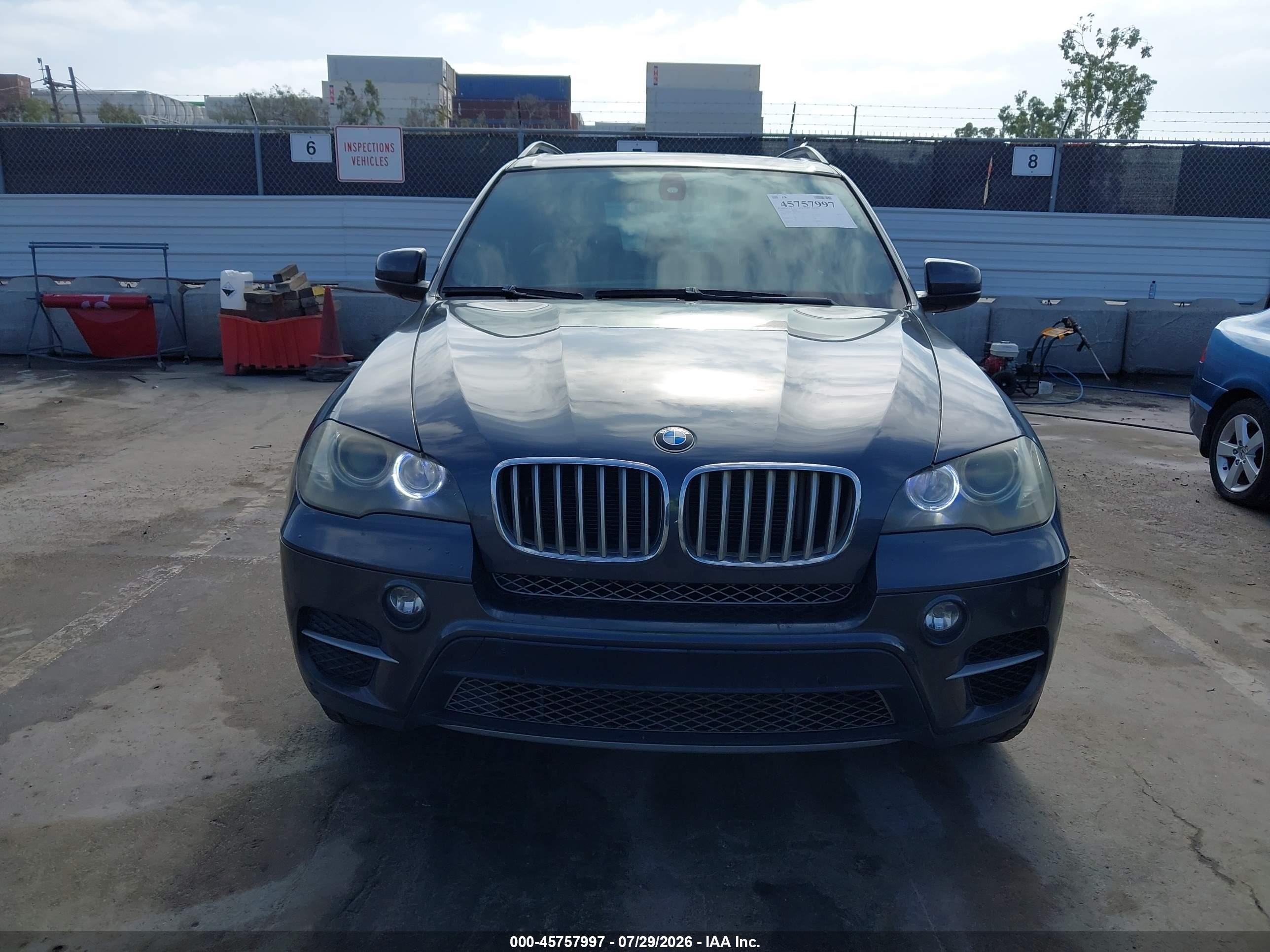 2011 Bmw X5 Xdrive35d Gray vin: 5UXZW0C56BL370852