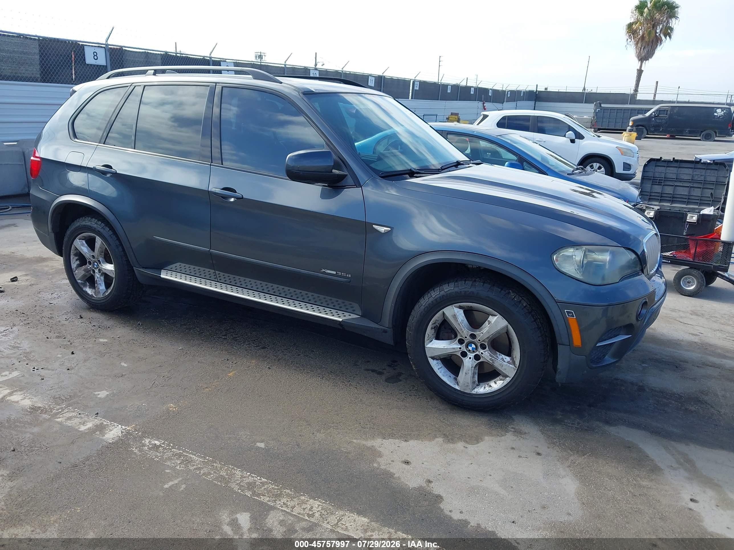 2011 Bmw X5 Xdrive35d Gray vin: 5UXZW0C56BL370852