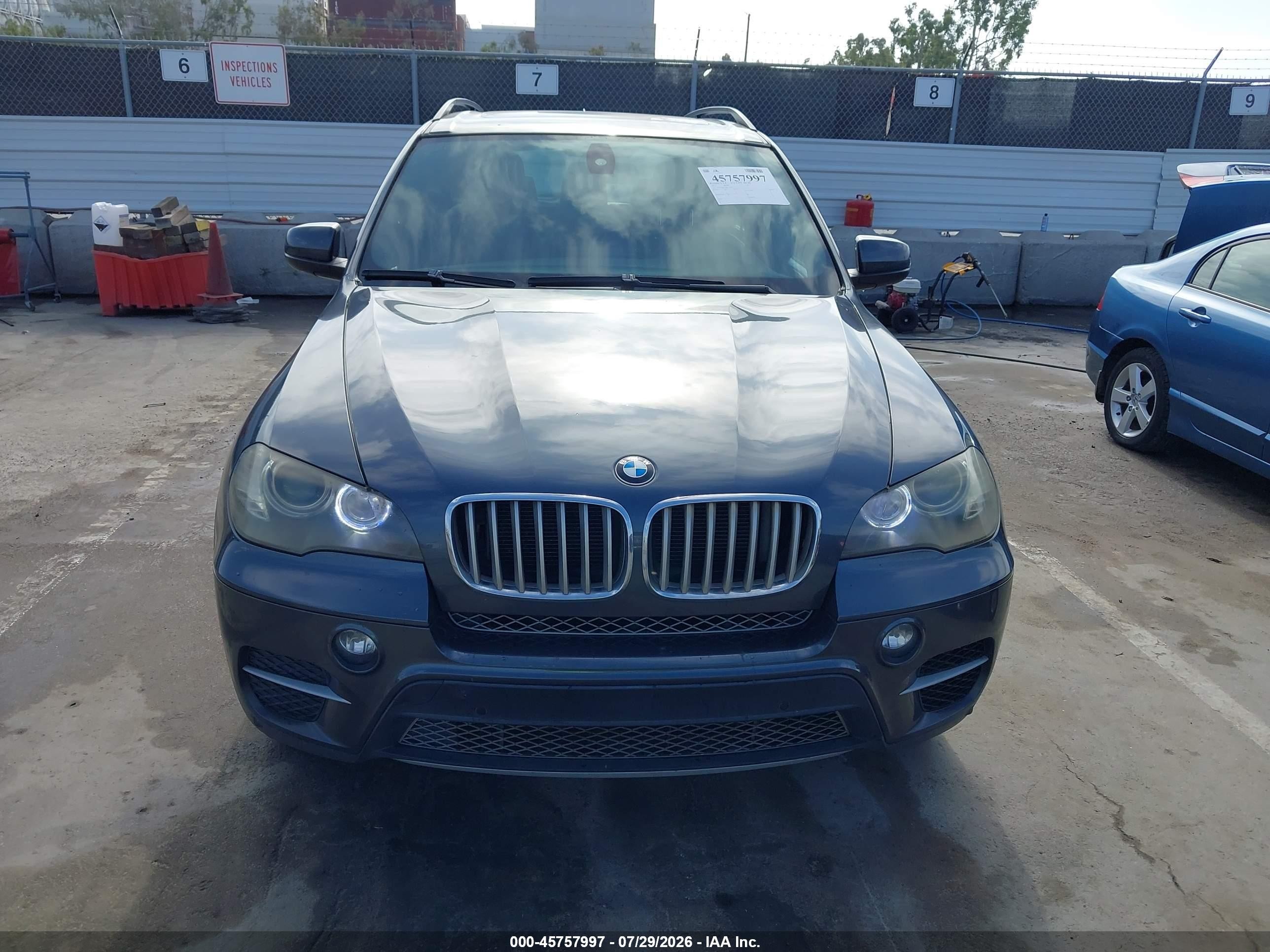 2011 Bmw X5 Xdrive35d Gray vin: 5UXZW0C56BL370852