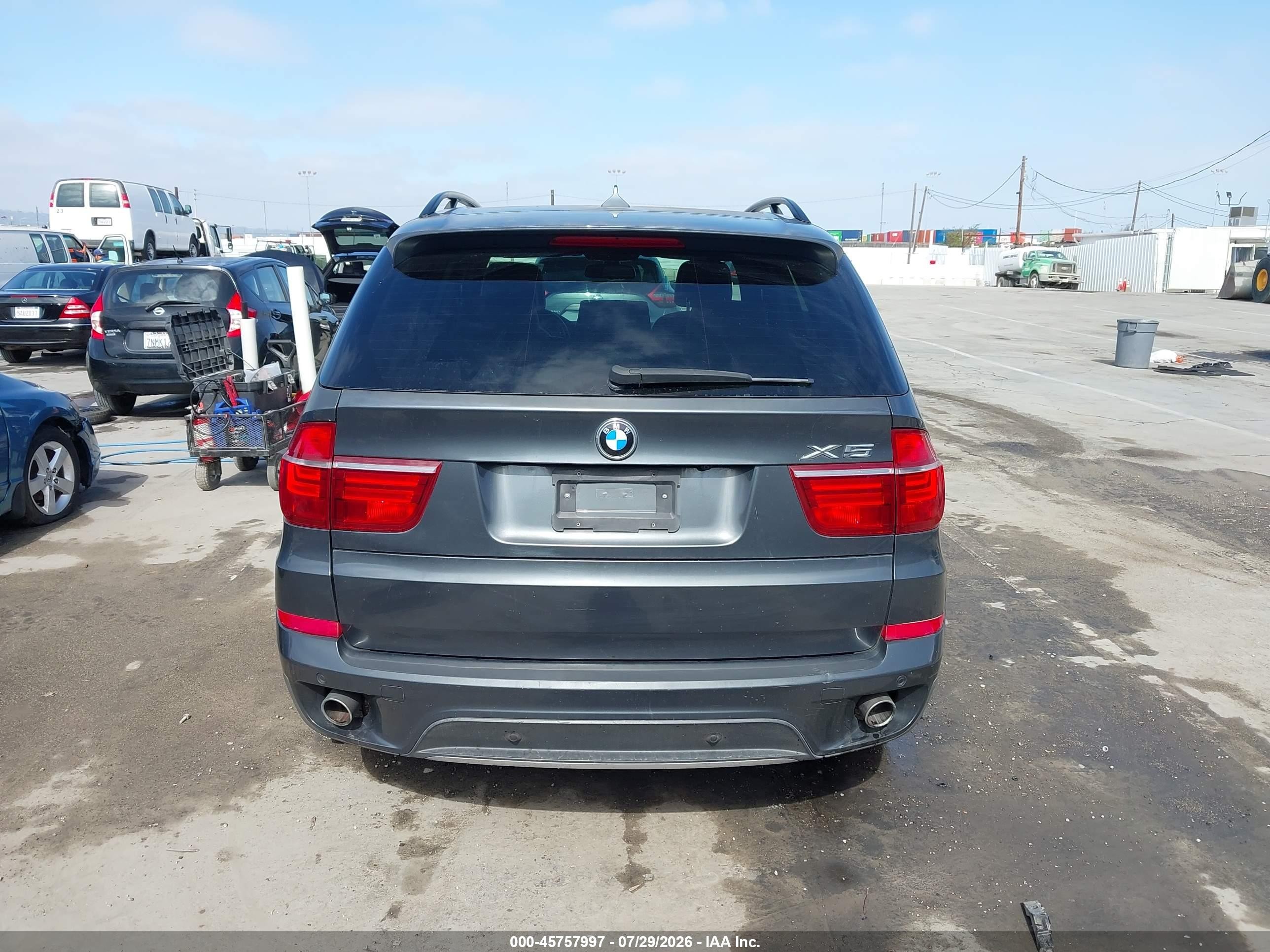 2011 Bmw X5 Xdrive35d Gray vin: 5UXZW0C56BL370852
