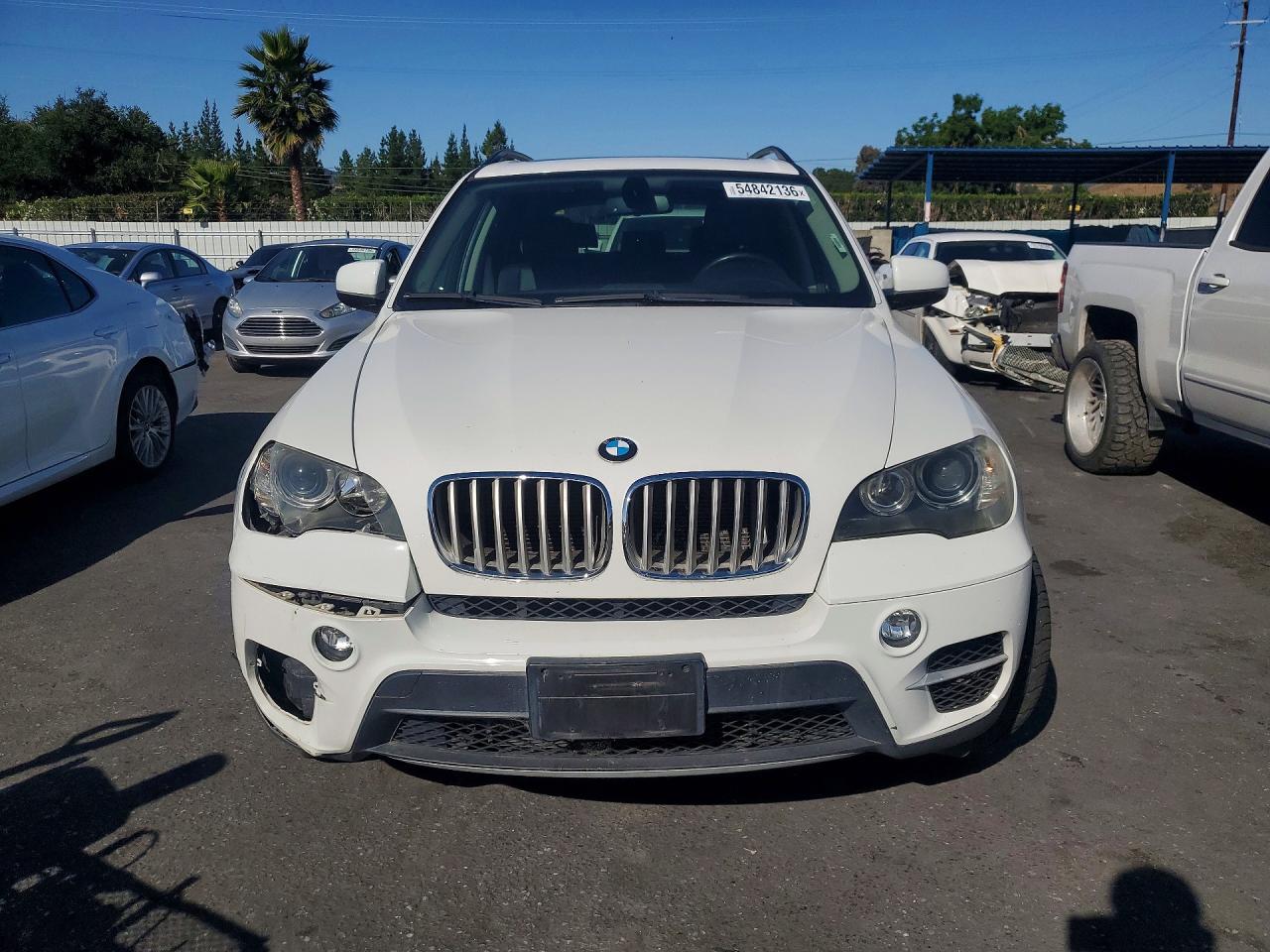 2011 Bmw X5 Xdrive35d White vin: 5UXZW0C56BL372102