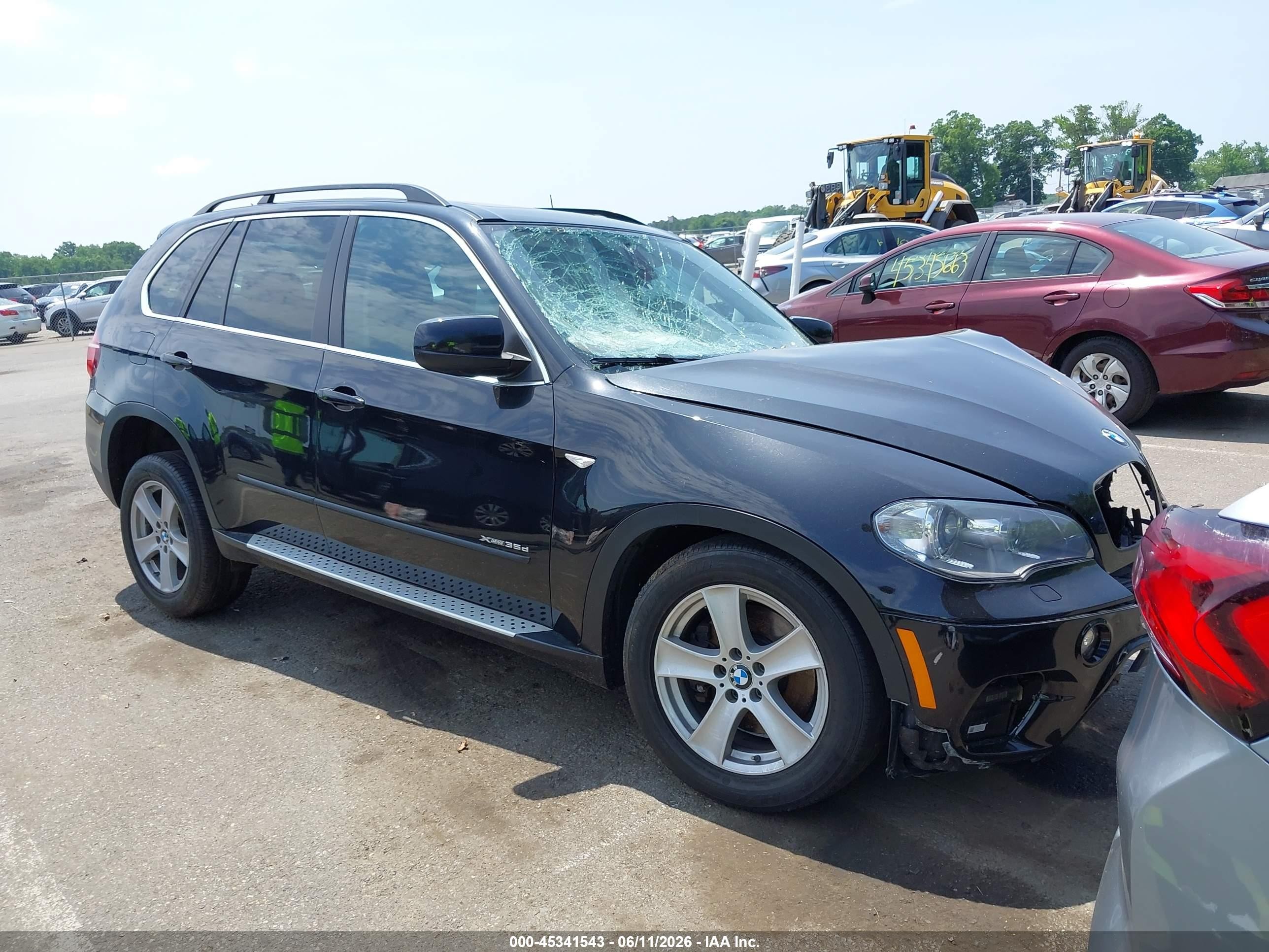 2013 Bmw X5 Xdrive35d Черный vin: 5UXZW0C56D0B92397