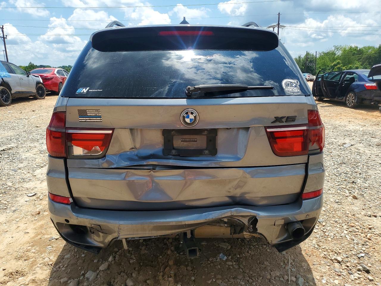2011 Bmw X5 Xdrive35d Gray vin: 5UXZW0C57BL368513