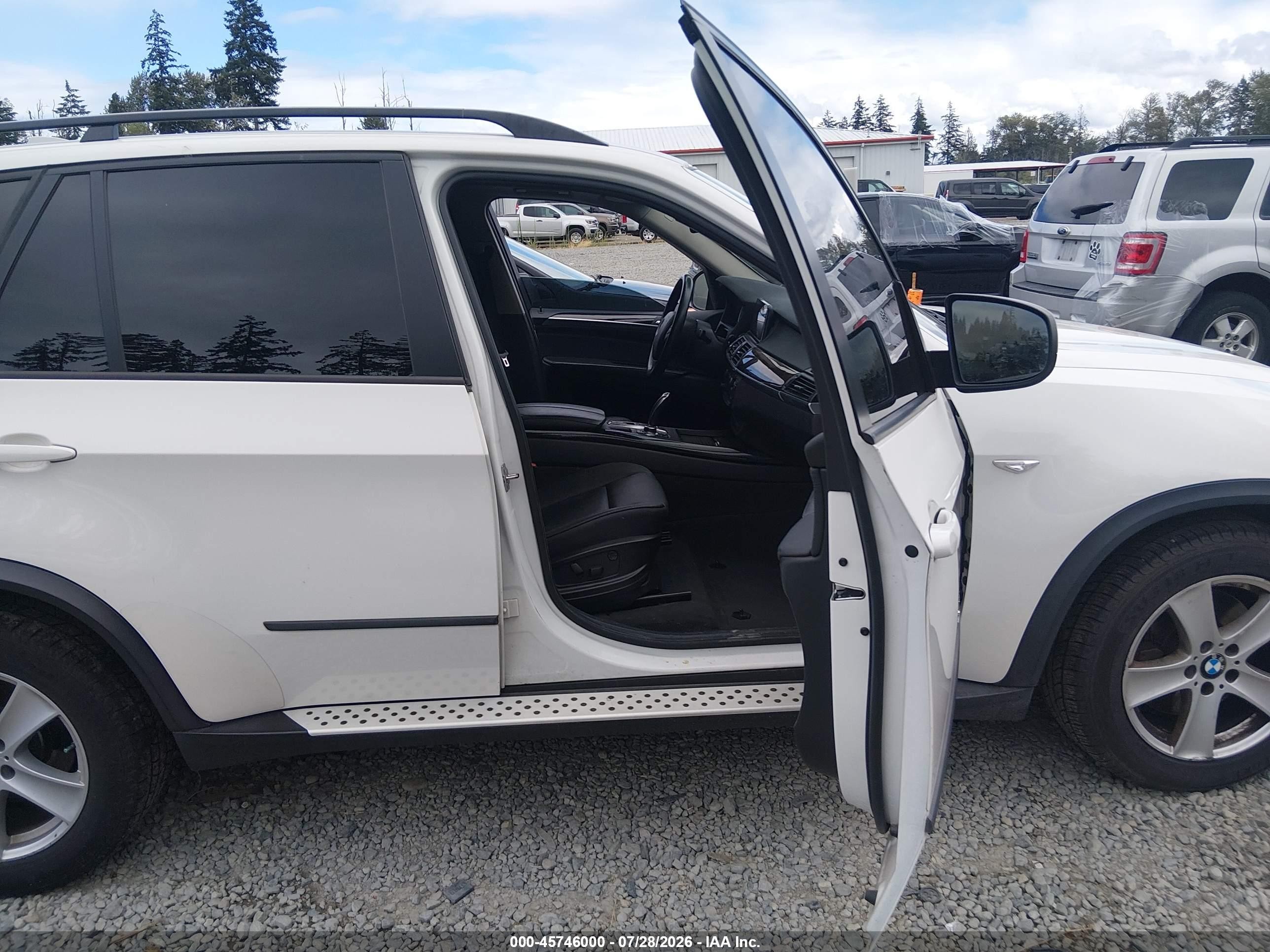 2011 Bmw X5 Xdrive35d White vin: 5UXZW0C57BL370293