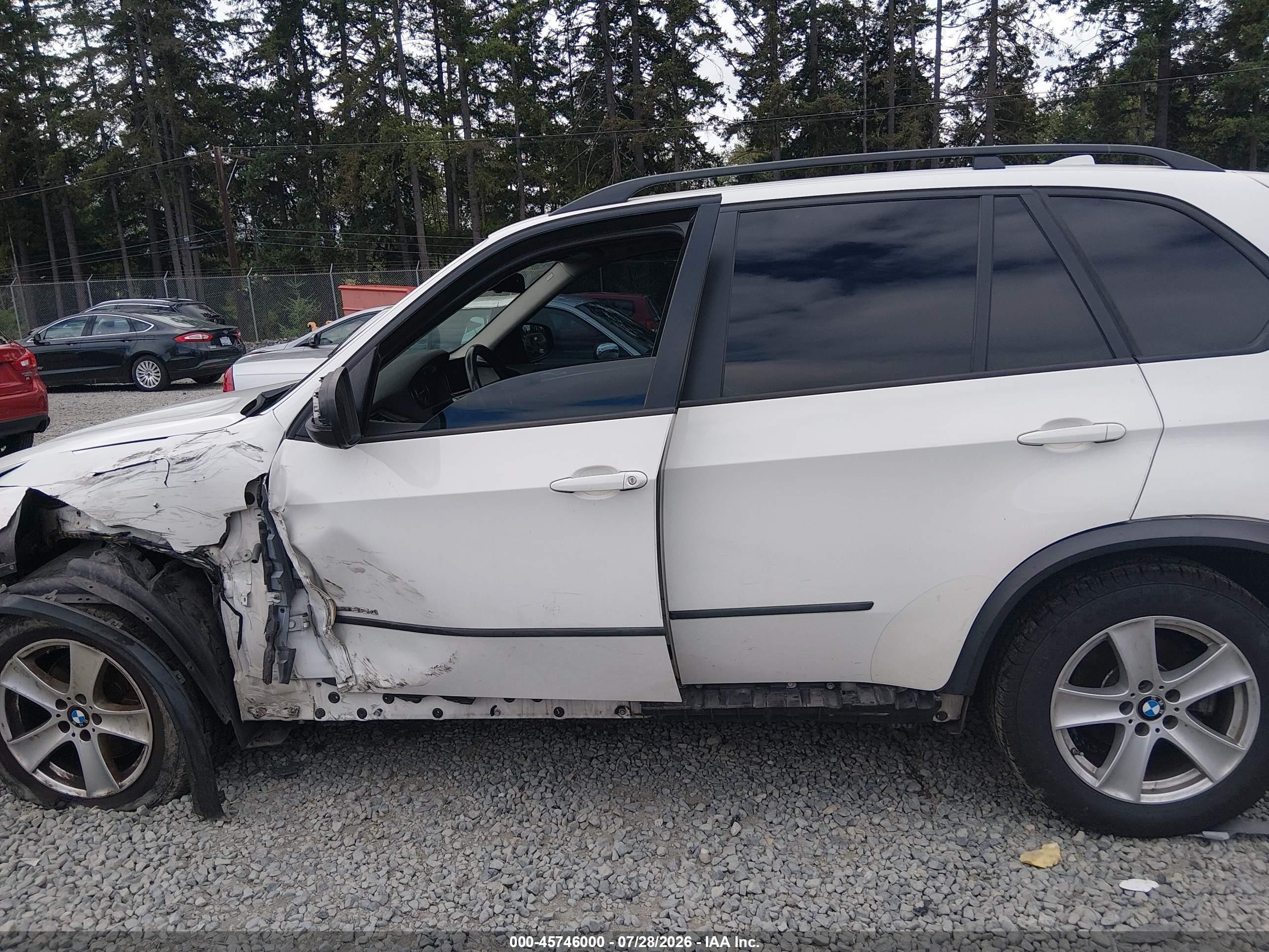 2011 Bmw X5 Xdrive35d White vin: 5UXZW0C57BL370293