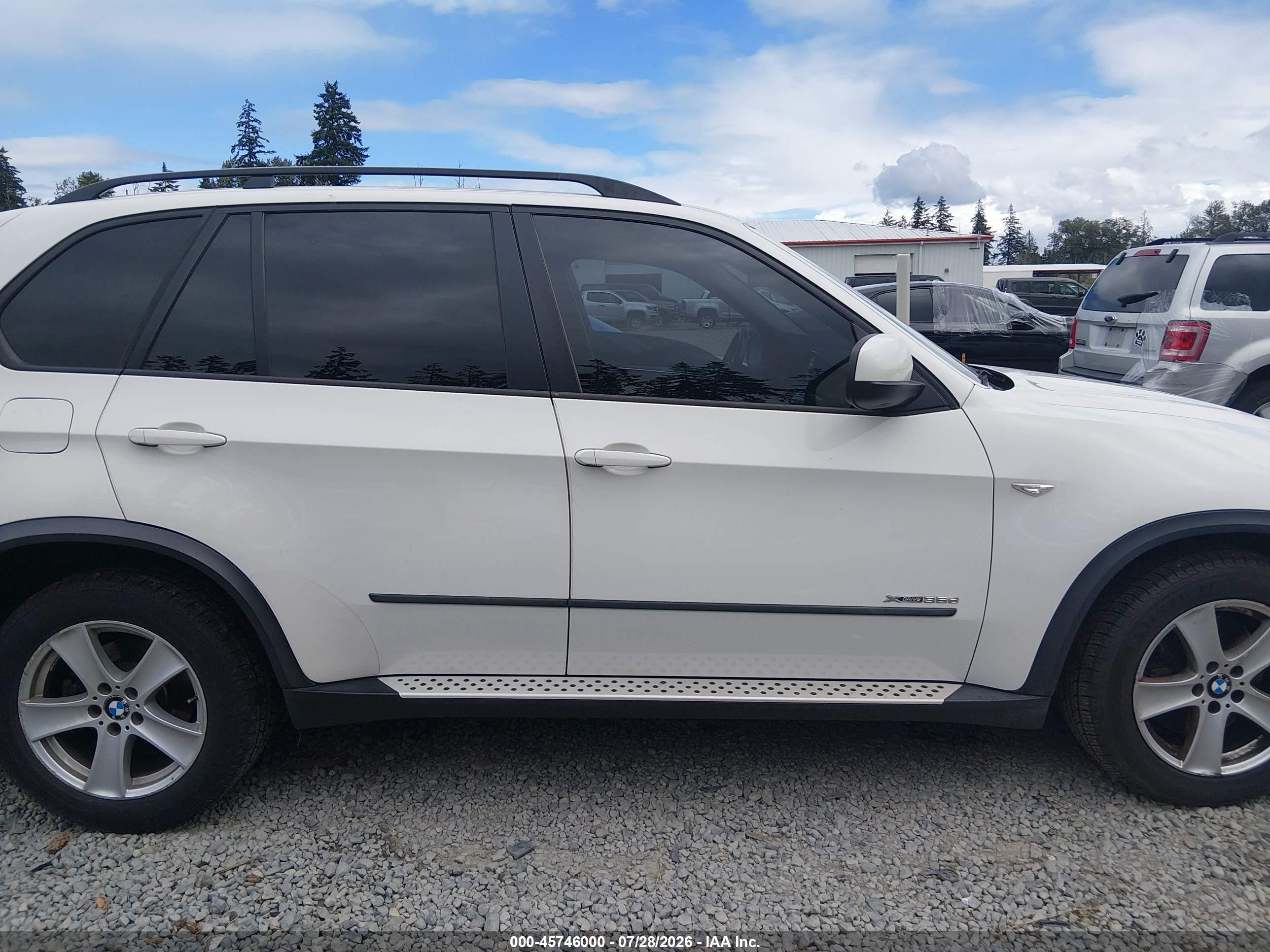 2011 Bmw X5 Xdrive35d White vin: 5UXZW0C57BL370293