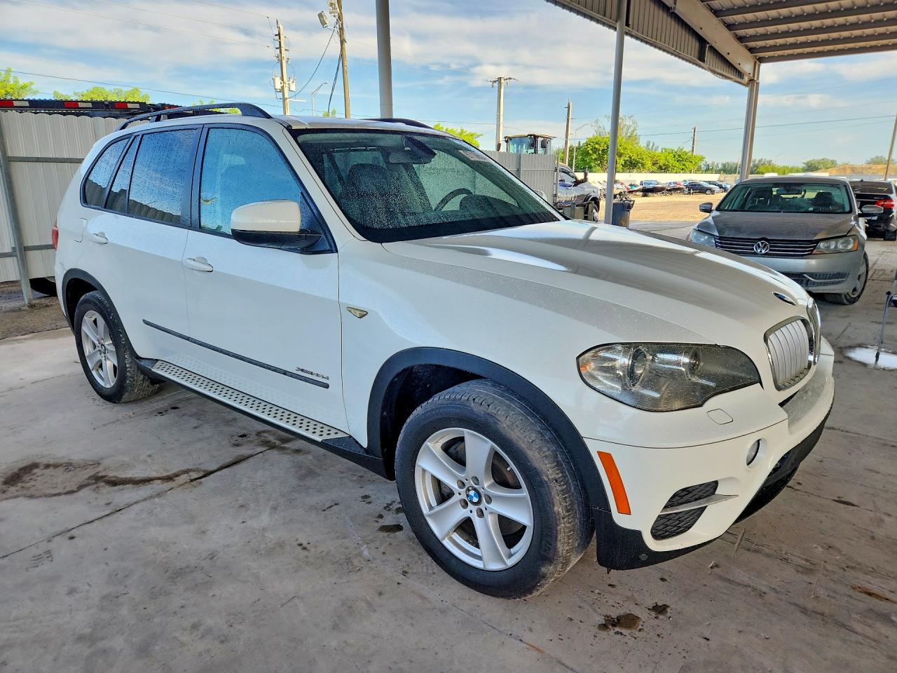 2011 Bmw X5 Xdrive35d White vin: 5UXZW0C57BL662249