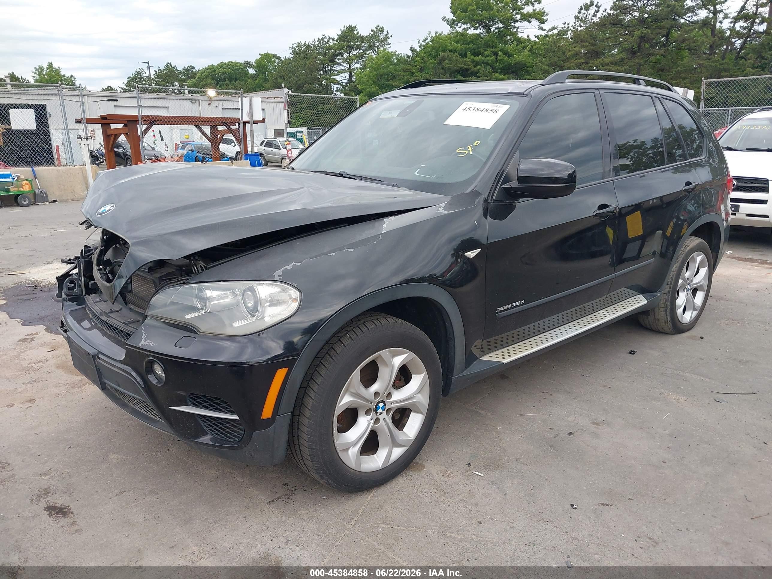 2012 Bmw X5 Xdrive35d Black vin: 5UXZW0C57CL672846