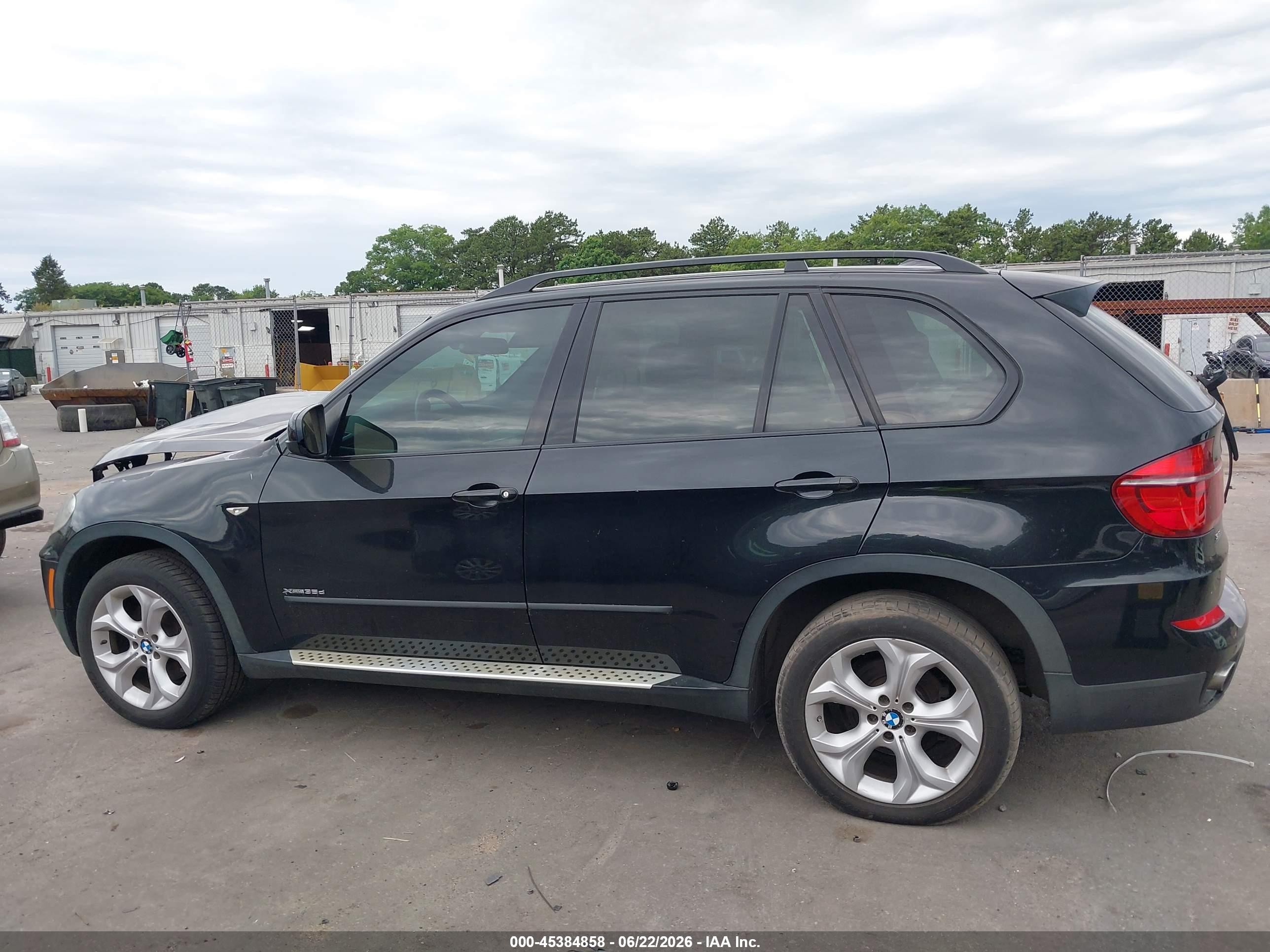 2012 Bmw X5 Xdrive35d Black vin: 5UXZW0C57CL672846