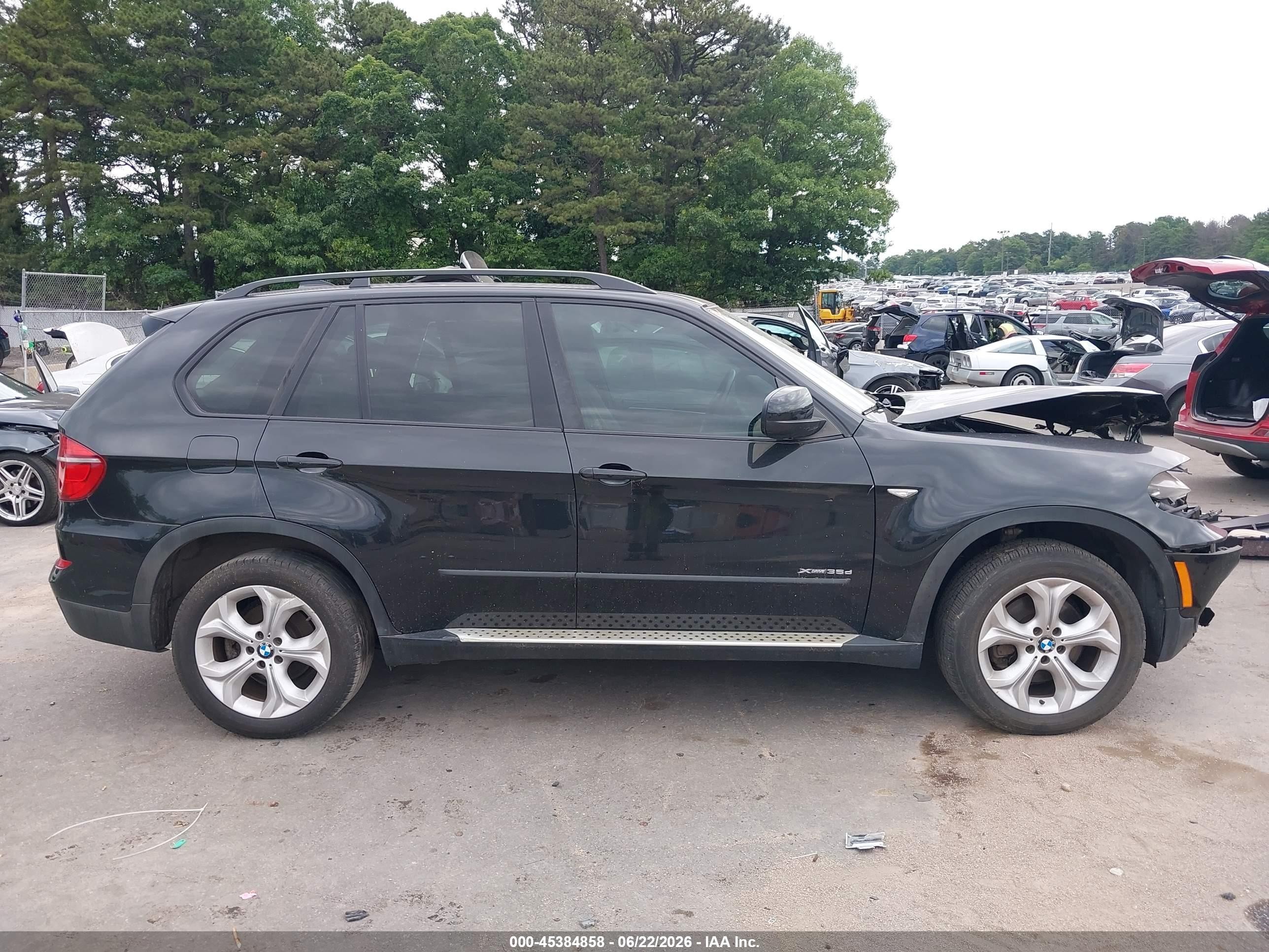 2012 Bmw X5 Xdrive35d Black vin: 5UXZW0C57CL672846