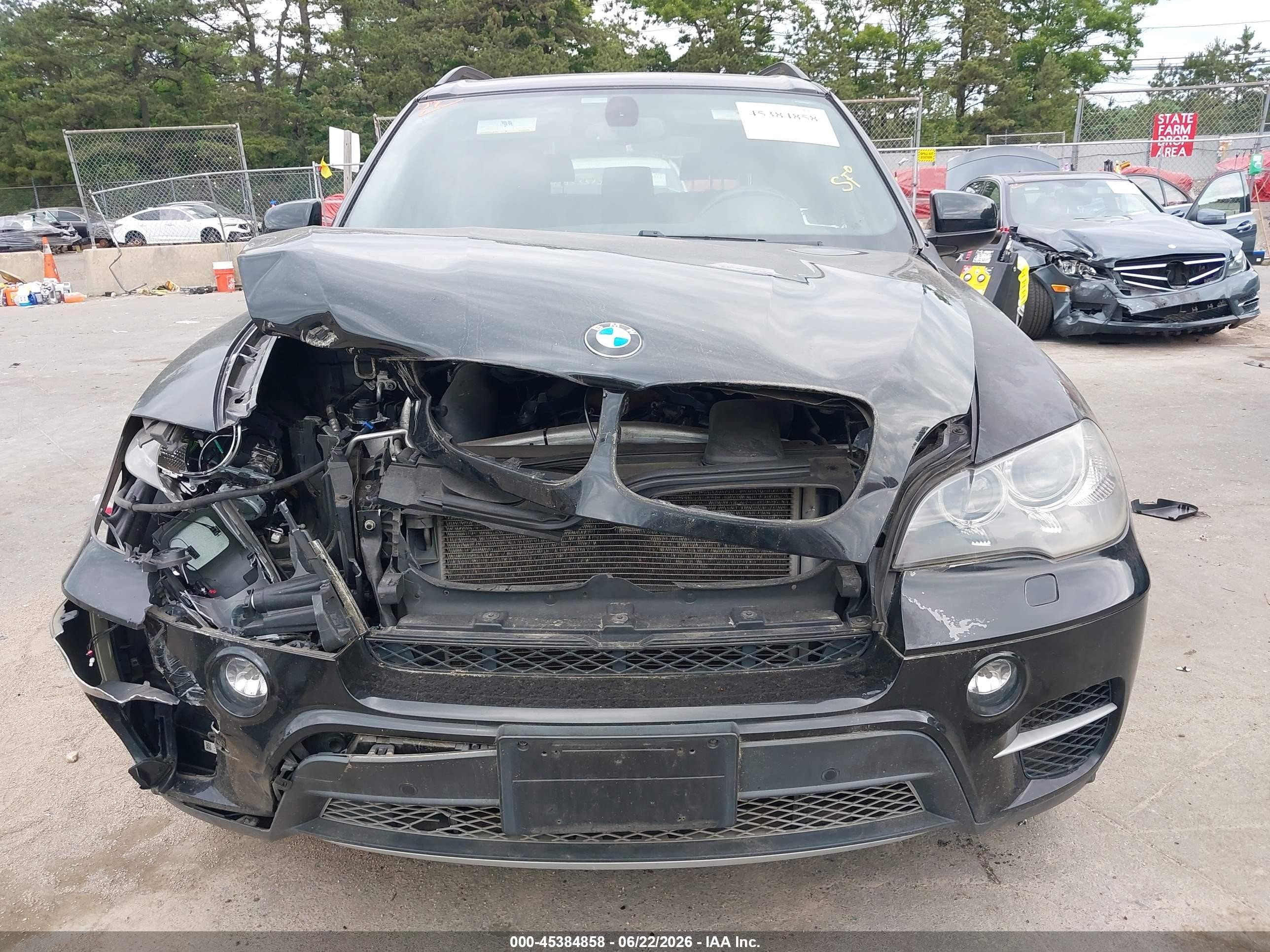 2012 Bmw X5 Xdrive35d Black vin: 5UXZW0C57CL672846